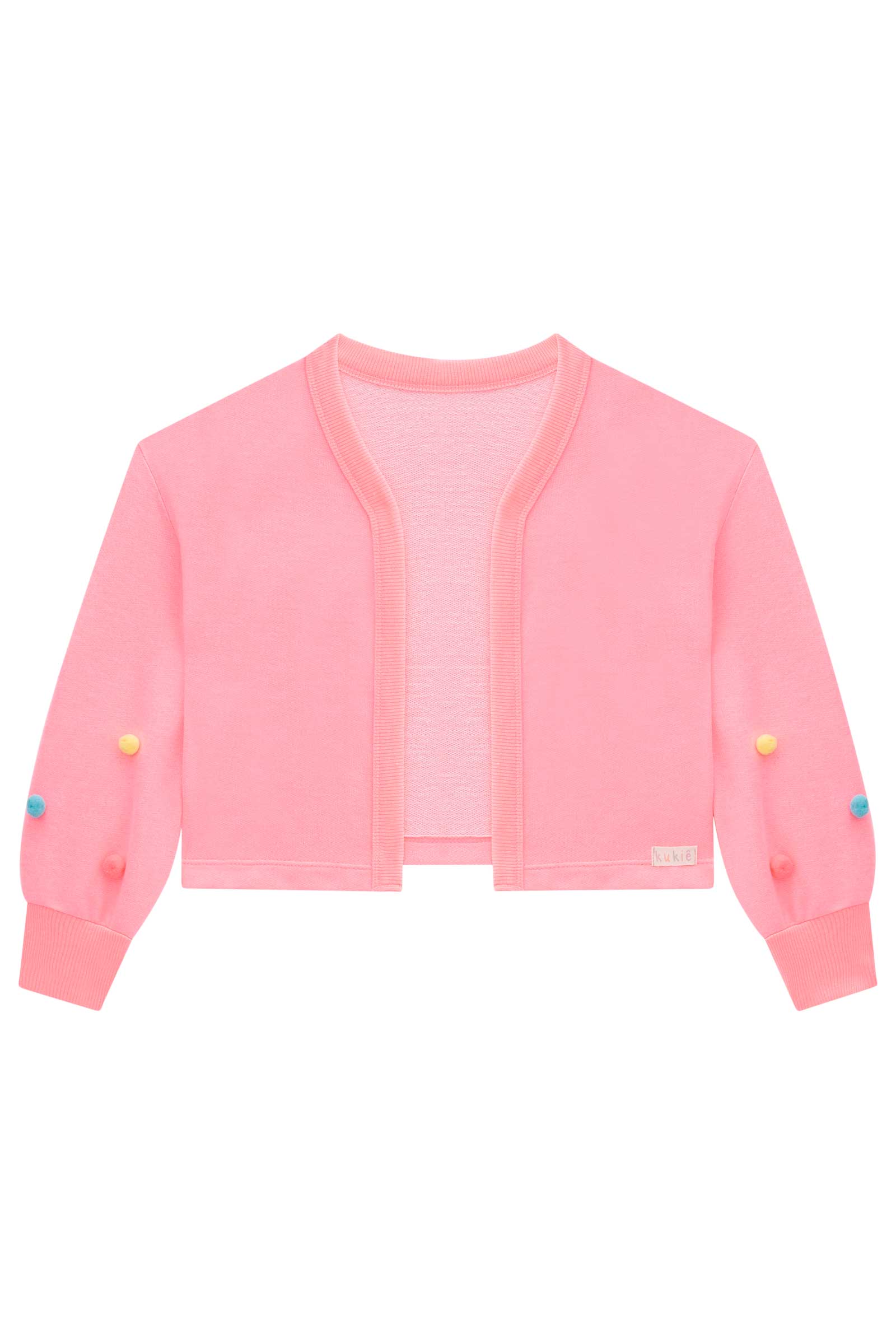 Vestido Infantil Kukie Inverno Branco Panda com Casaco