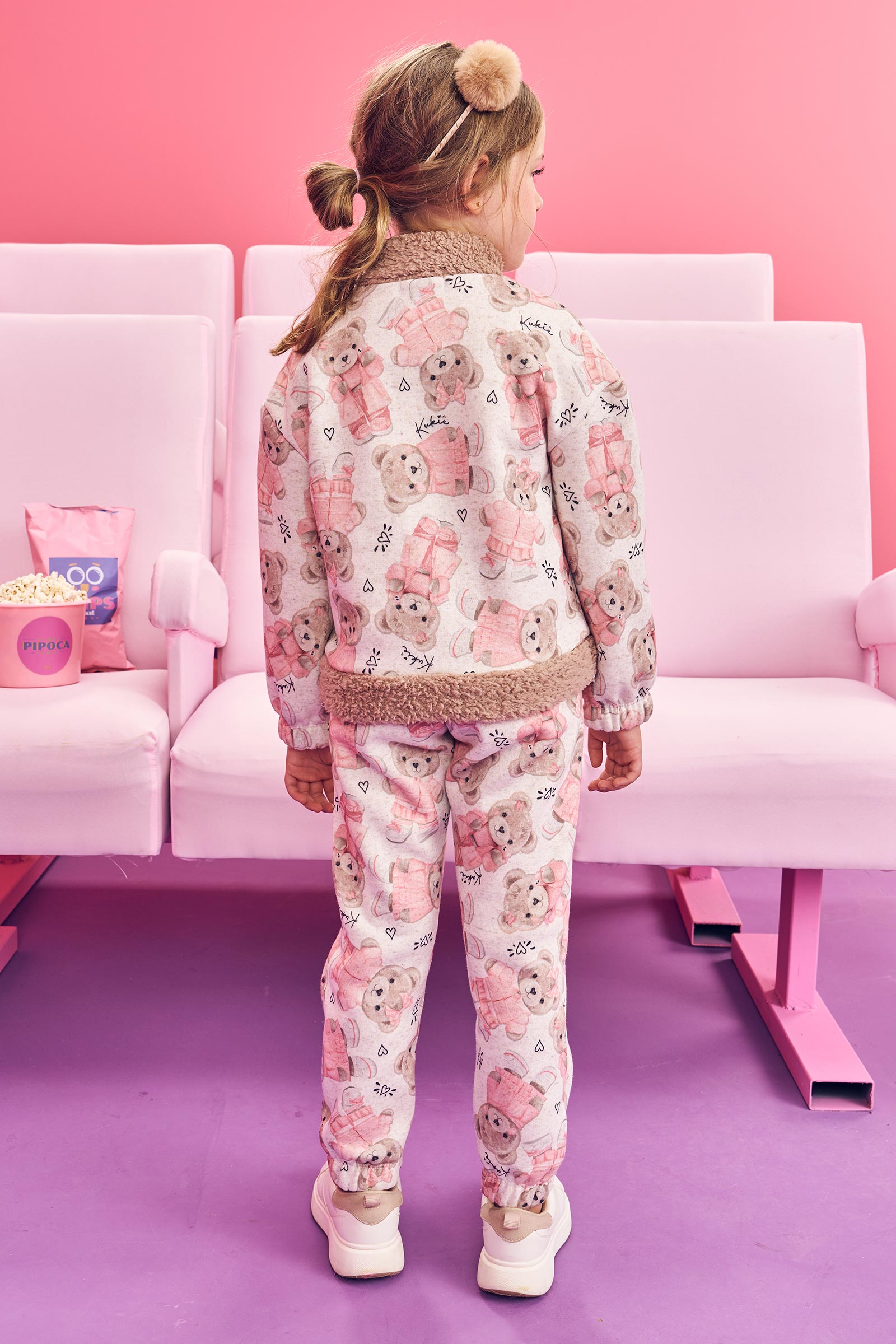 Conjunto Infantil Kukie Inverno Calça e Jaqueta Ursinhos