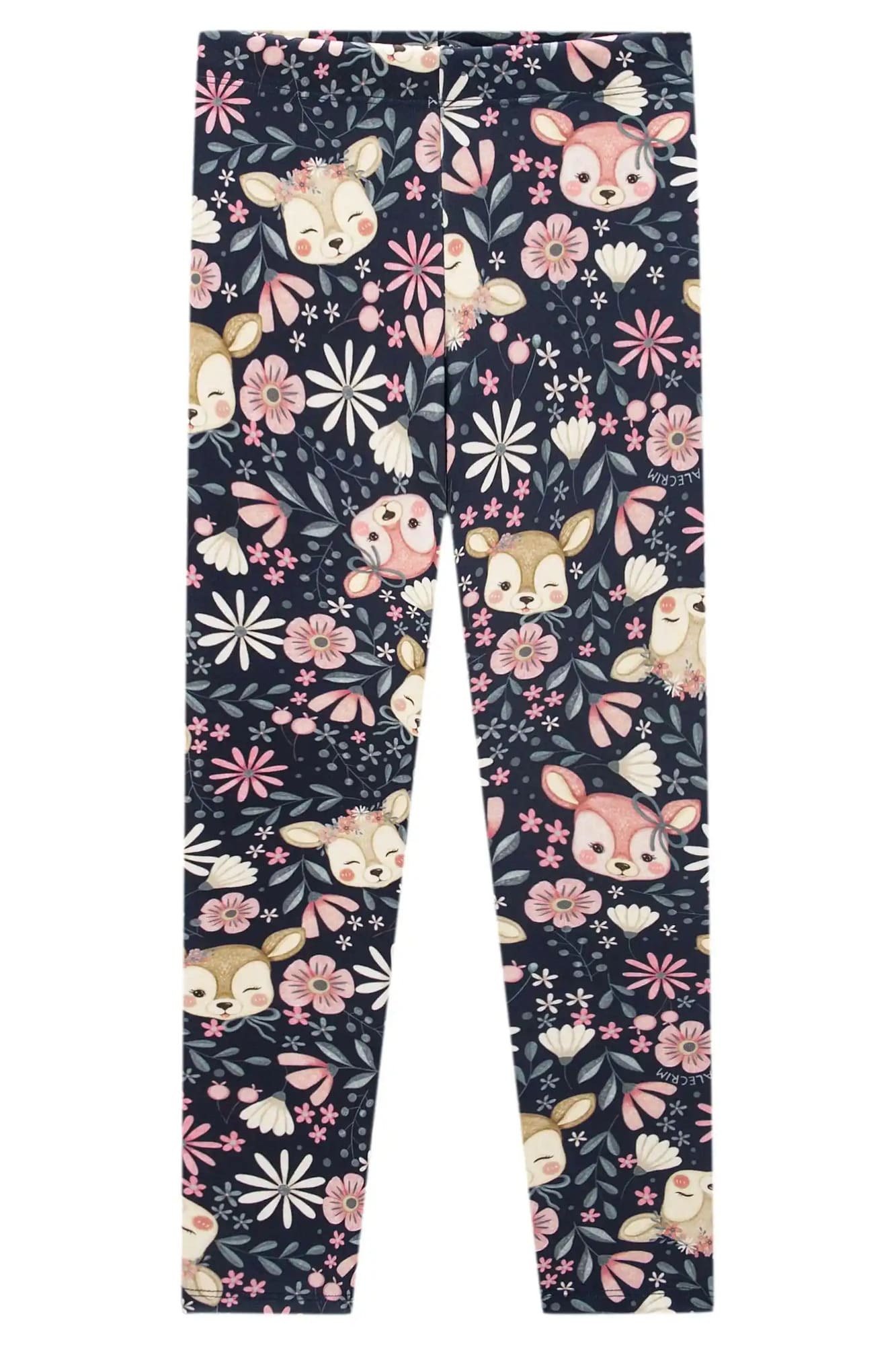Calça Legging Infantil Kukie Azul Marinho Renna