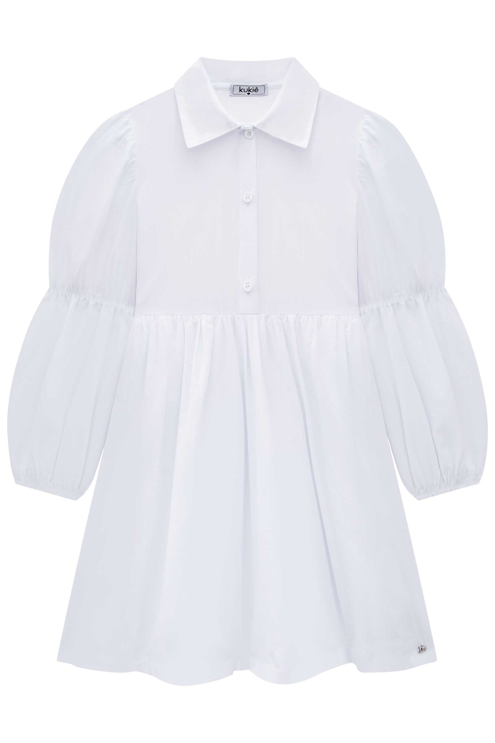Vestido Infantil Kukie Inverno Com Colete
