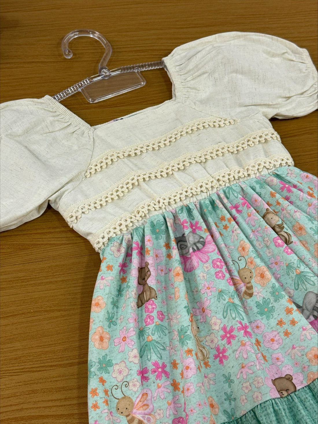 Vestido Infantil Kukie Tropical Animais