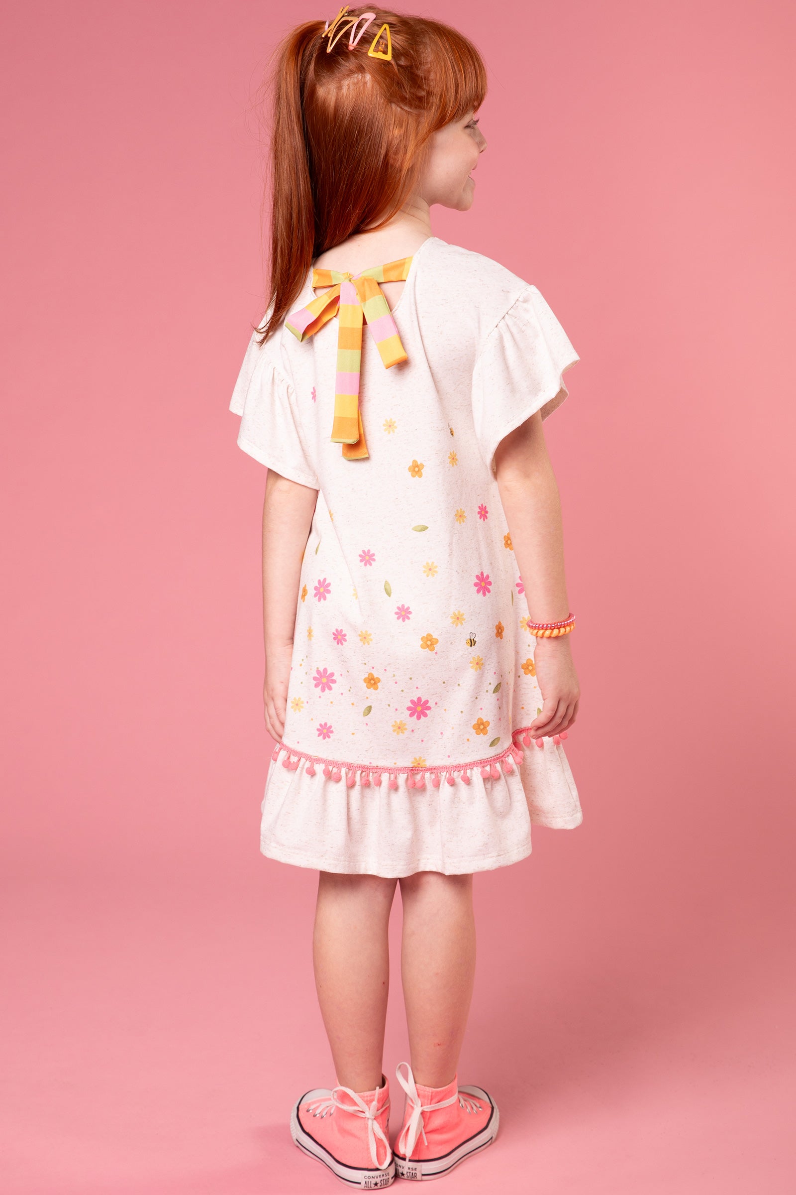 Vestido Infantil Kukie Alecrim Inverno Menina do Campo