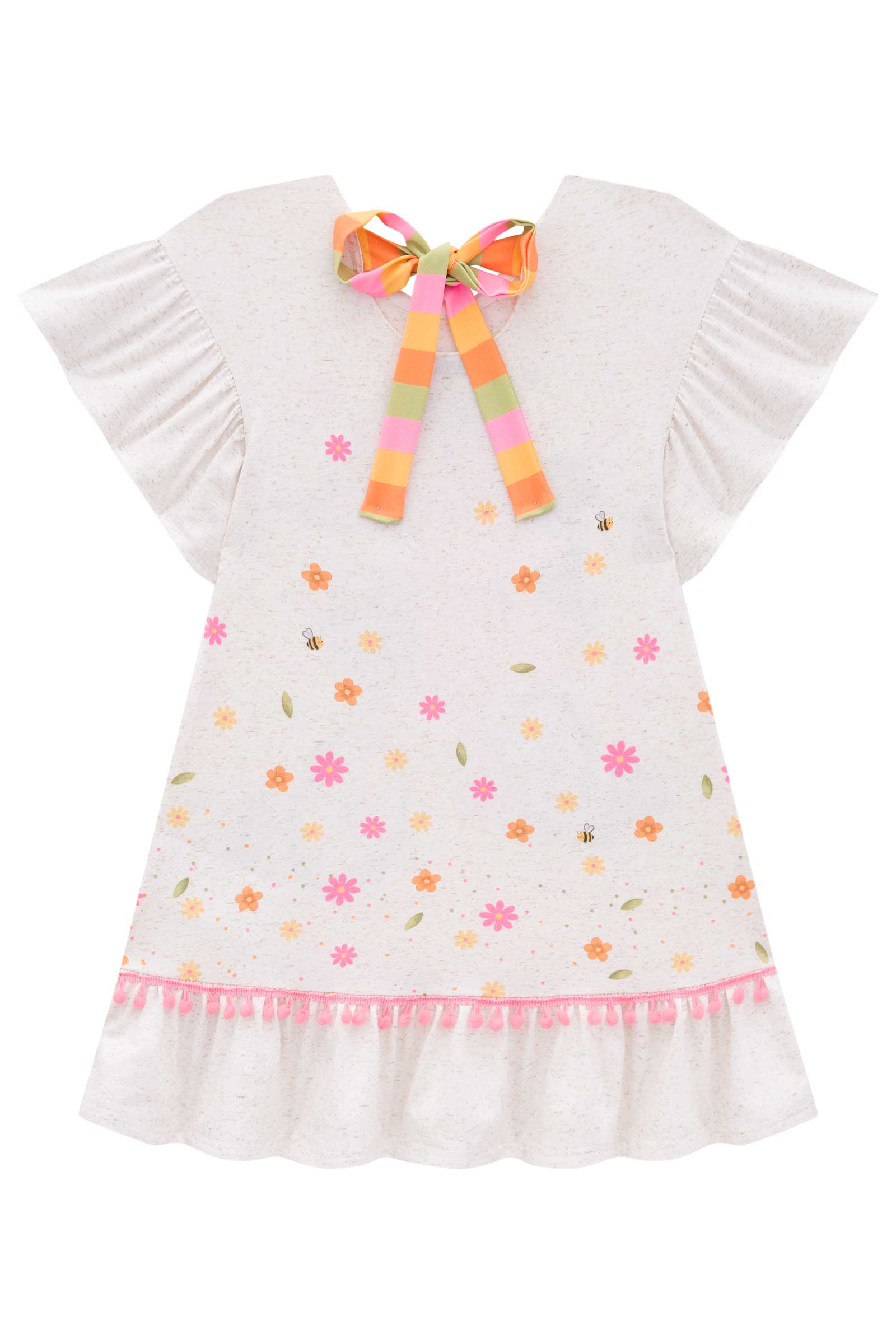 Vestido Infantil Kukie Alecrim Inverno Menina do Campo