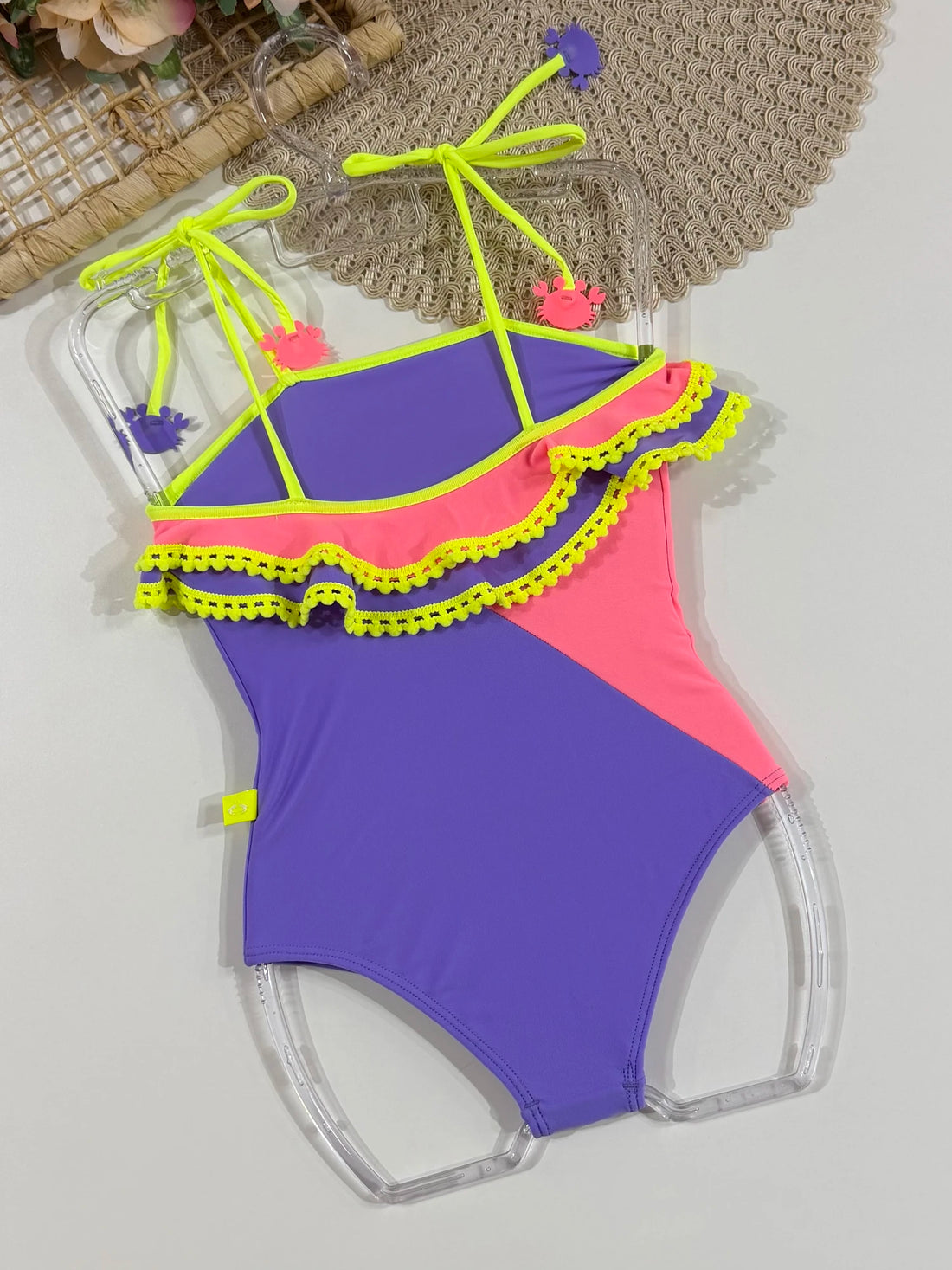 Maiô Infantil Siri Kids Colorido Julia Zig Zag 43079