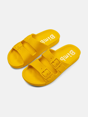 Chinelo Infantil Menina Bimbi Amarelo