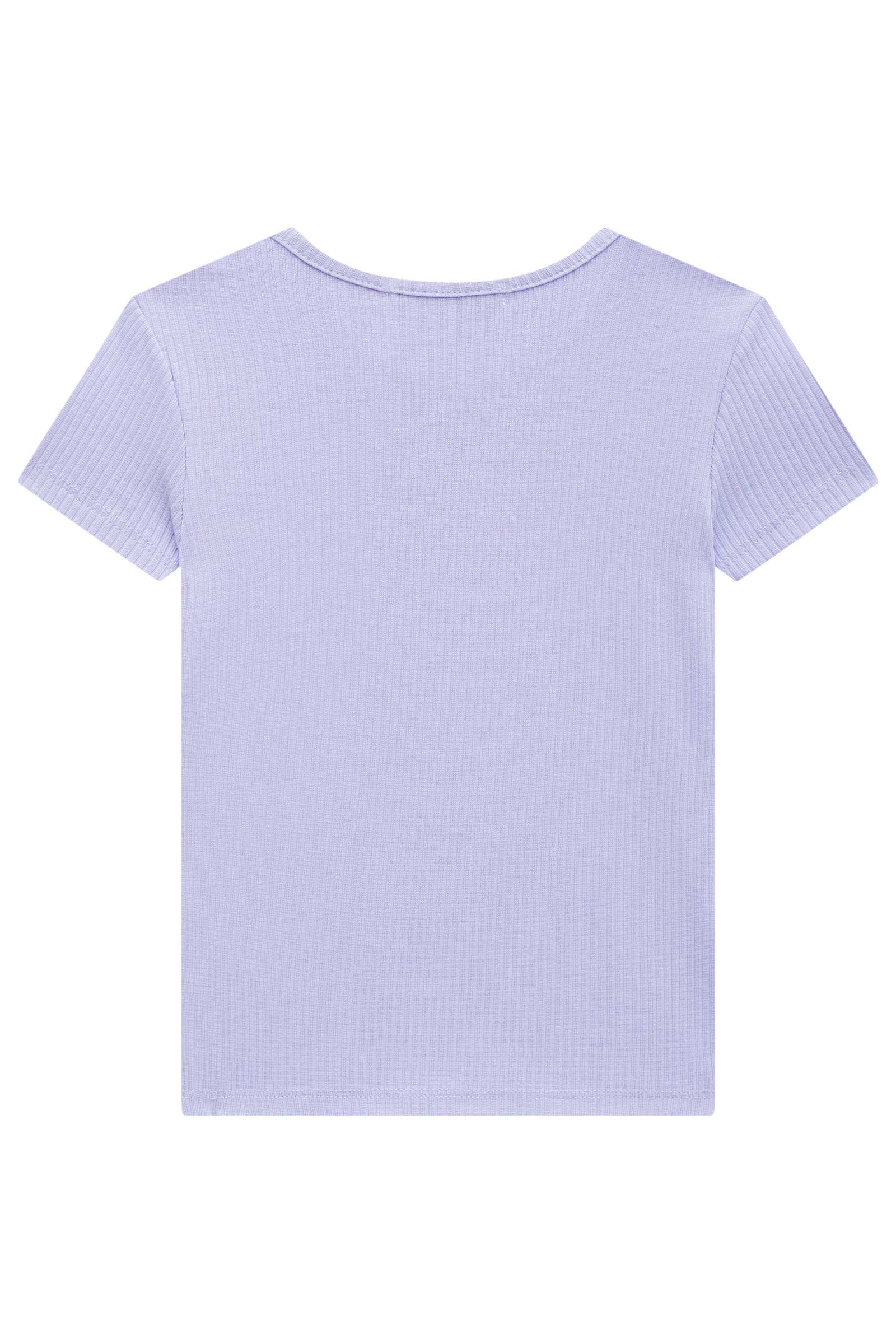 Blusa Infantil Kukie Verão Canelada Lilás