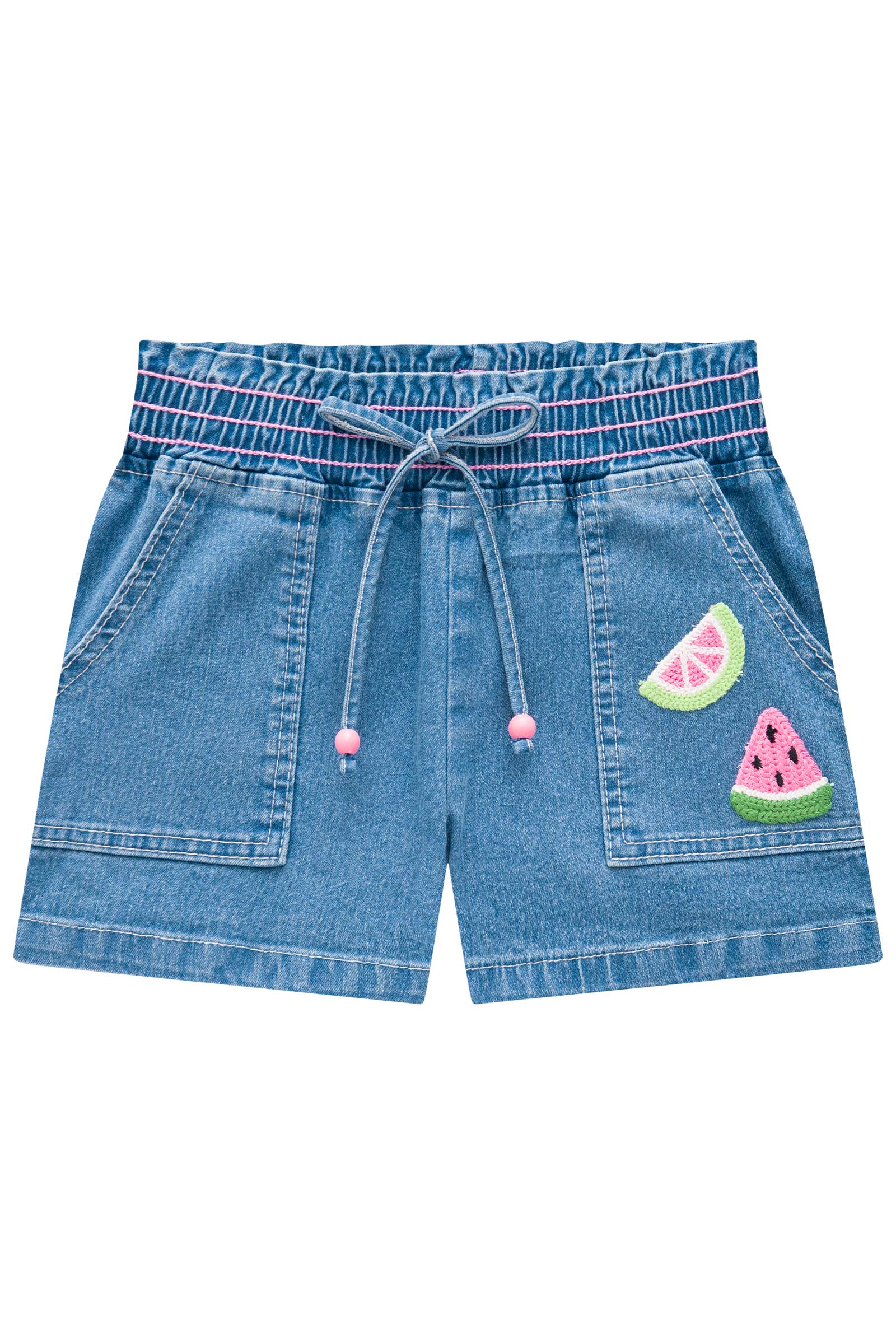 Shorts Infantil Kukie Verão Jeans