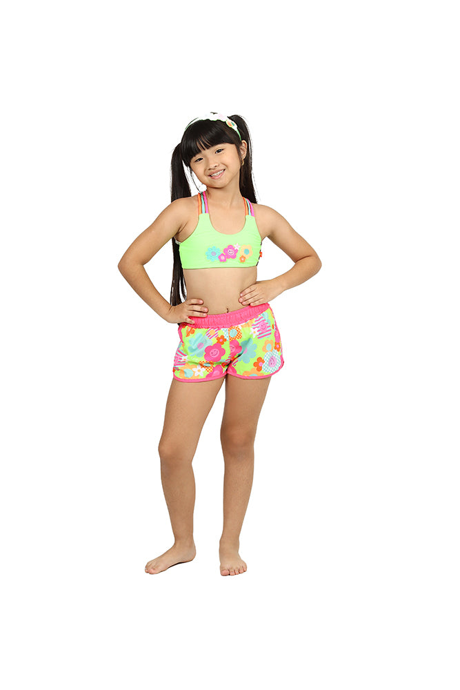 Shorts Infantil Siri Kids Nylon Leticia Flores 39062