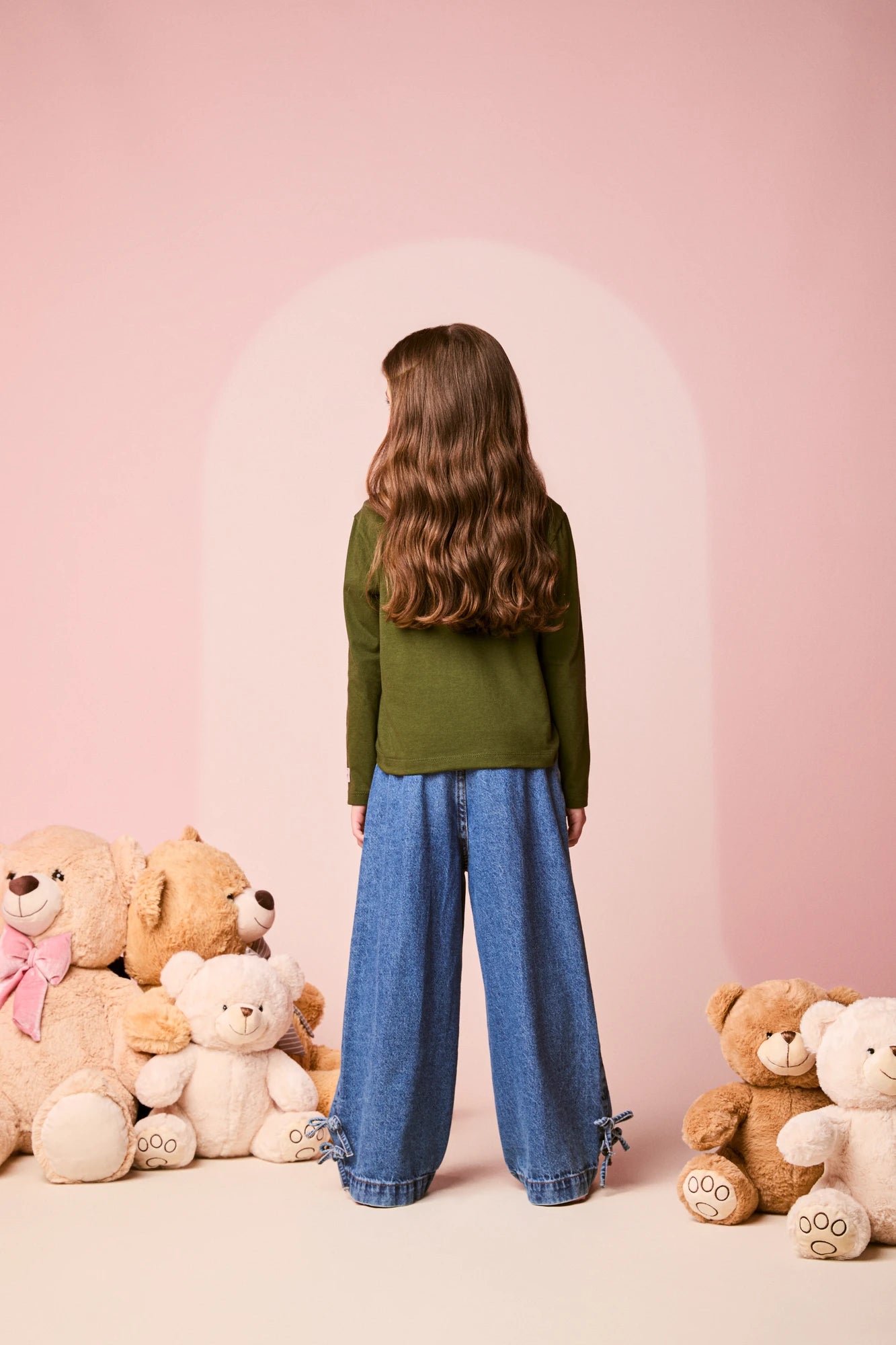 Blusa Infantil Momi Inverno Manga Longa Verde Tico e Teco Disney