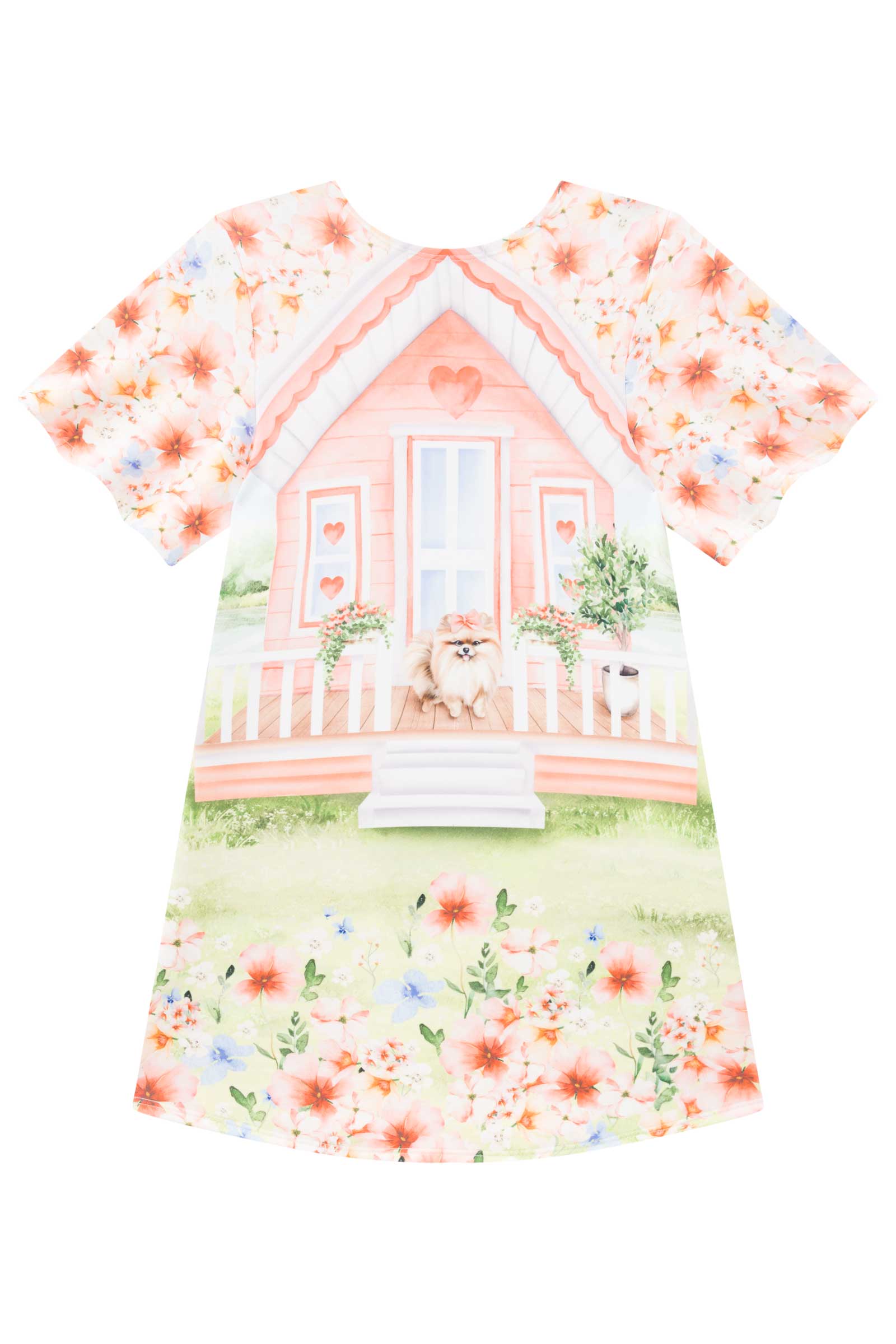 Vestido Infantil Kukie Verão Ursinhas Fofas