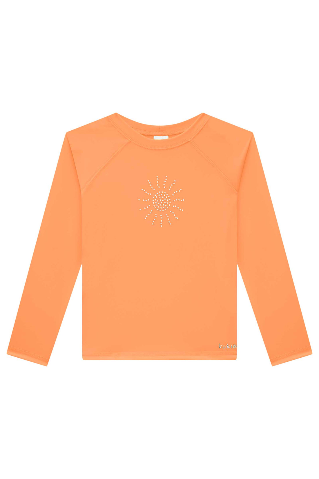 Blusa Infantil com Proteção Solar Kukie Verão Laranja Neon