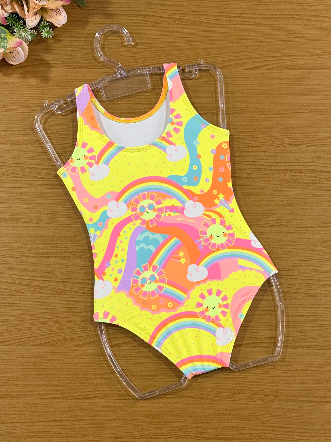 Maiô Infantil Kukie Verão Amarelo Solzinho
