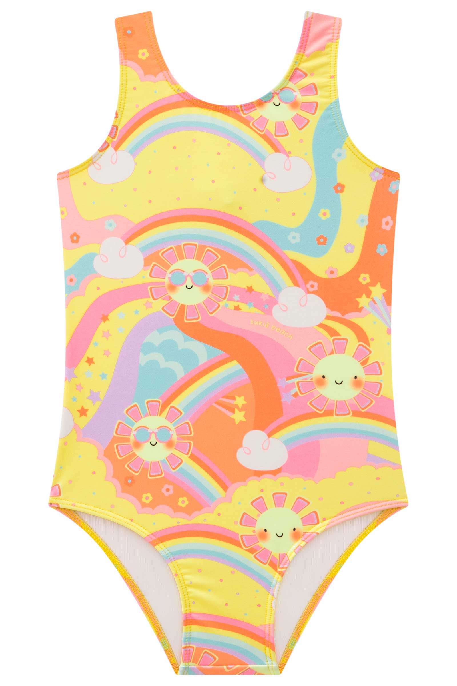 Maiô Infantil Kukie Verão Amarelo Solzinho