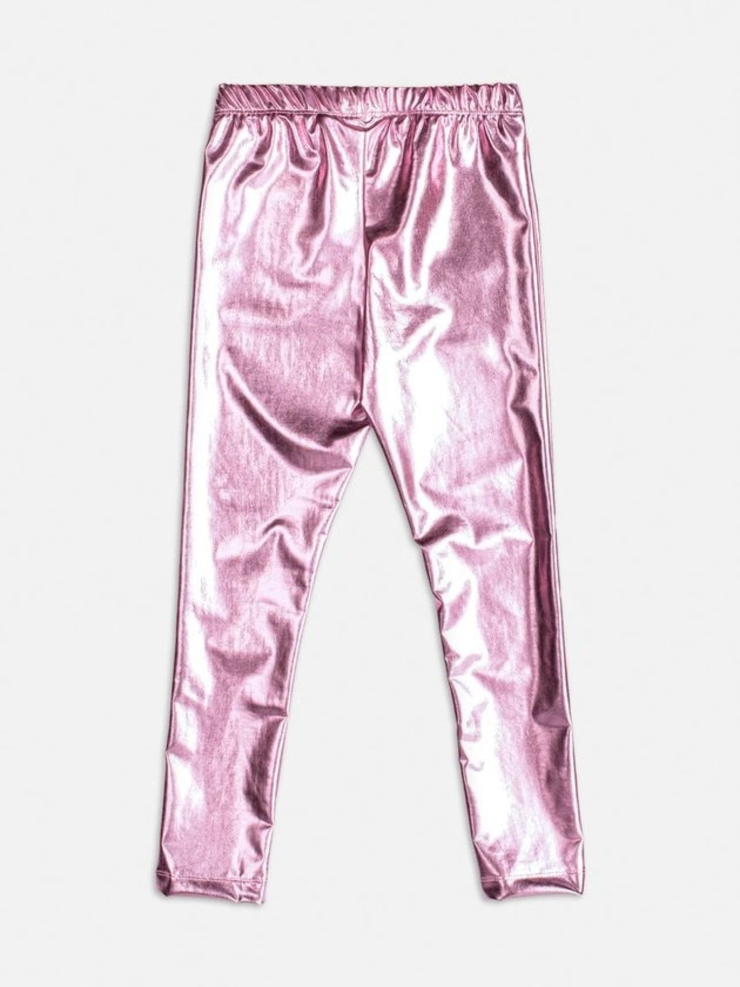 Conjunto Infantil Momi Inverno com Legging Rosa Metalizada e Blusa Daisy Disney