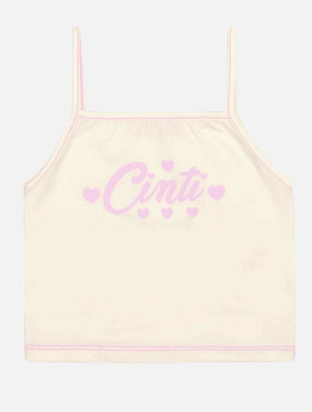 Conjunto Infantil Cinti Verão Shorts Lilás e Top Com Sobreposição Em Tule