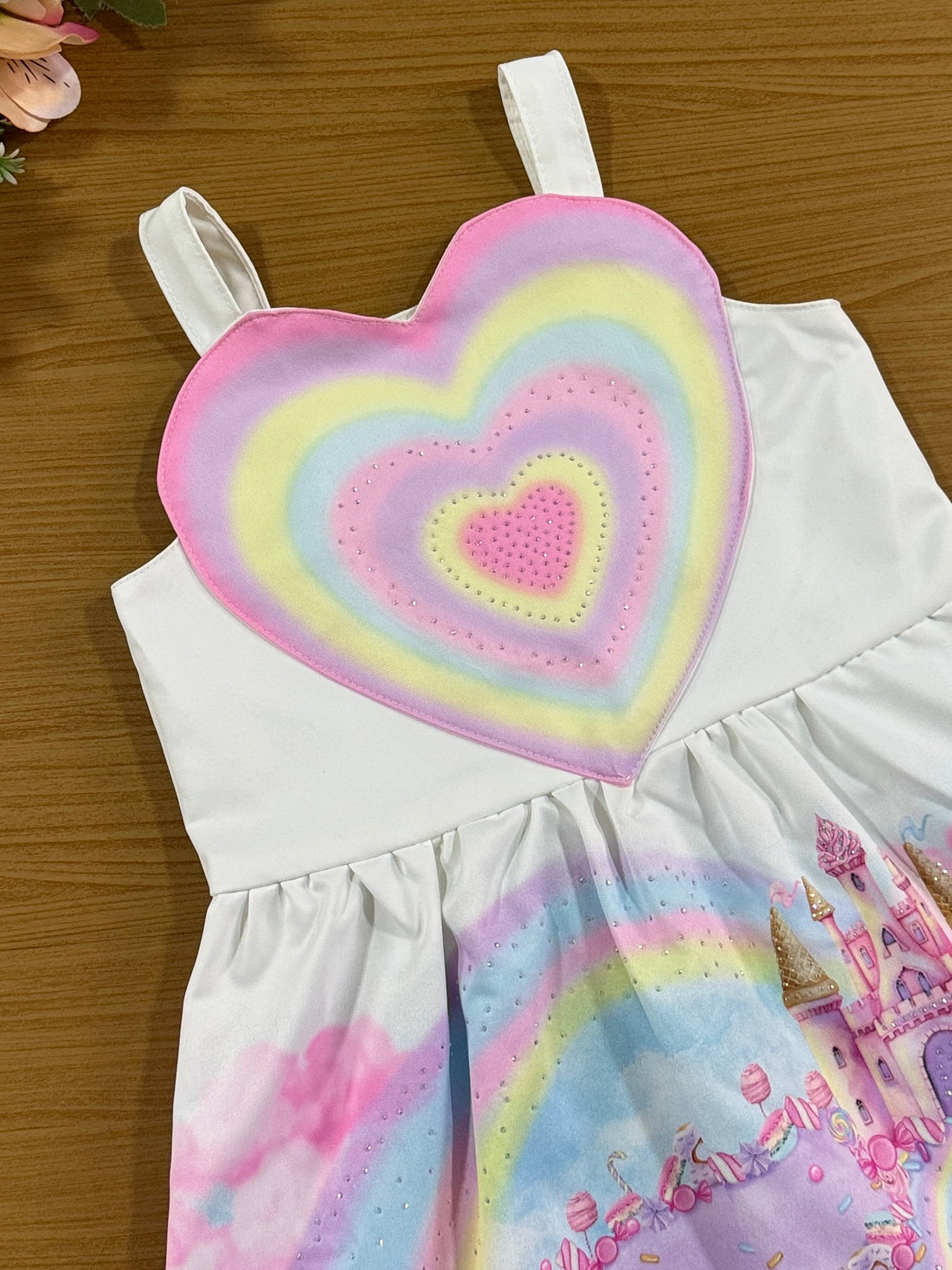 Vestido Infantil Kukie Verão Castelo Candy