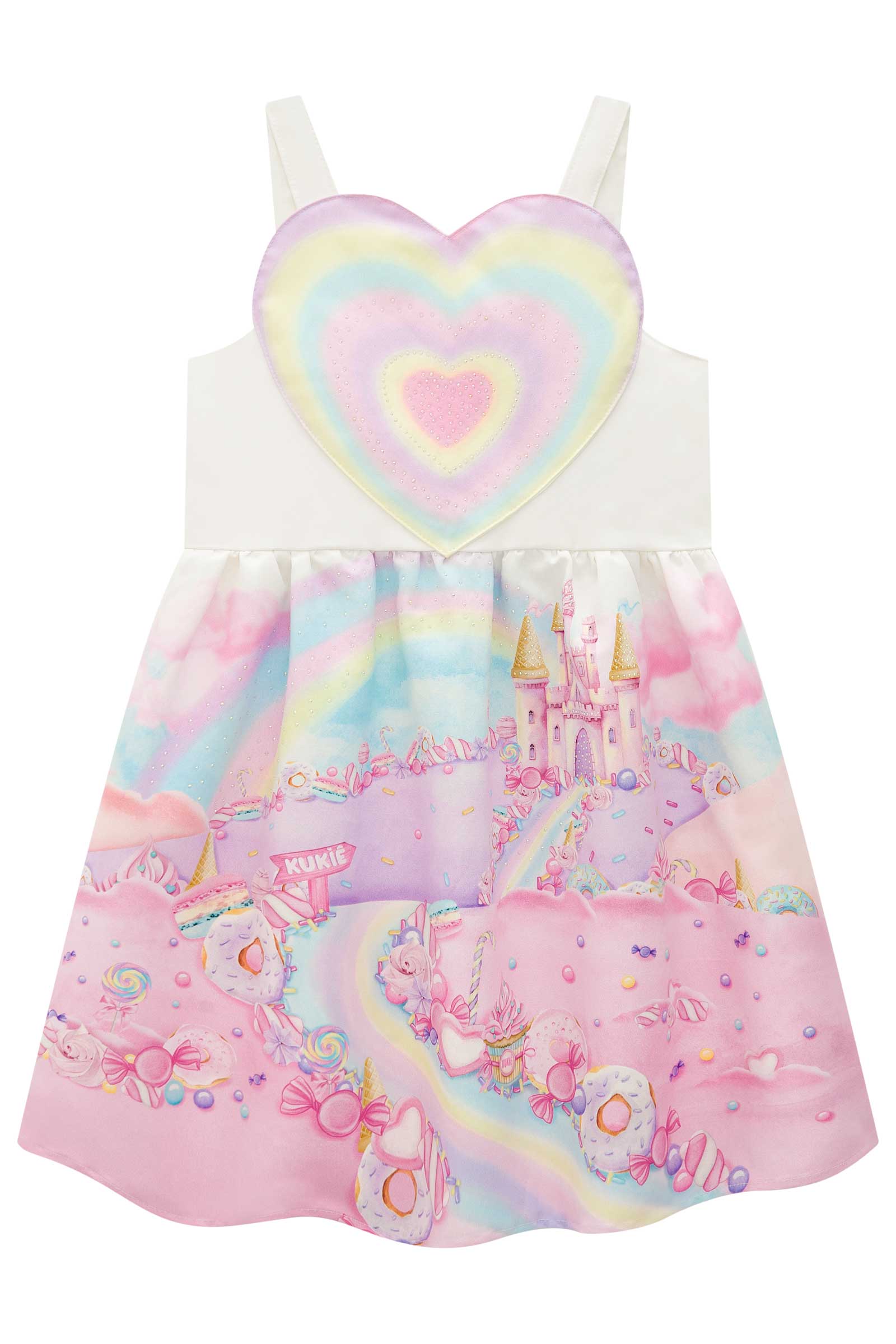 Vestido Infantil Kukie Verão Castelo Candy