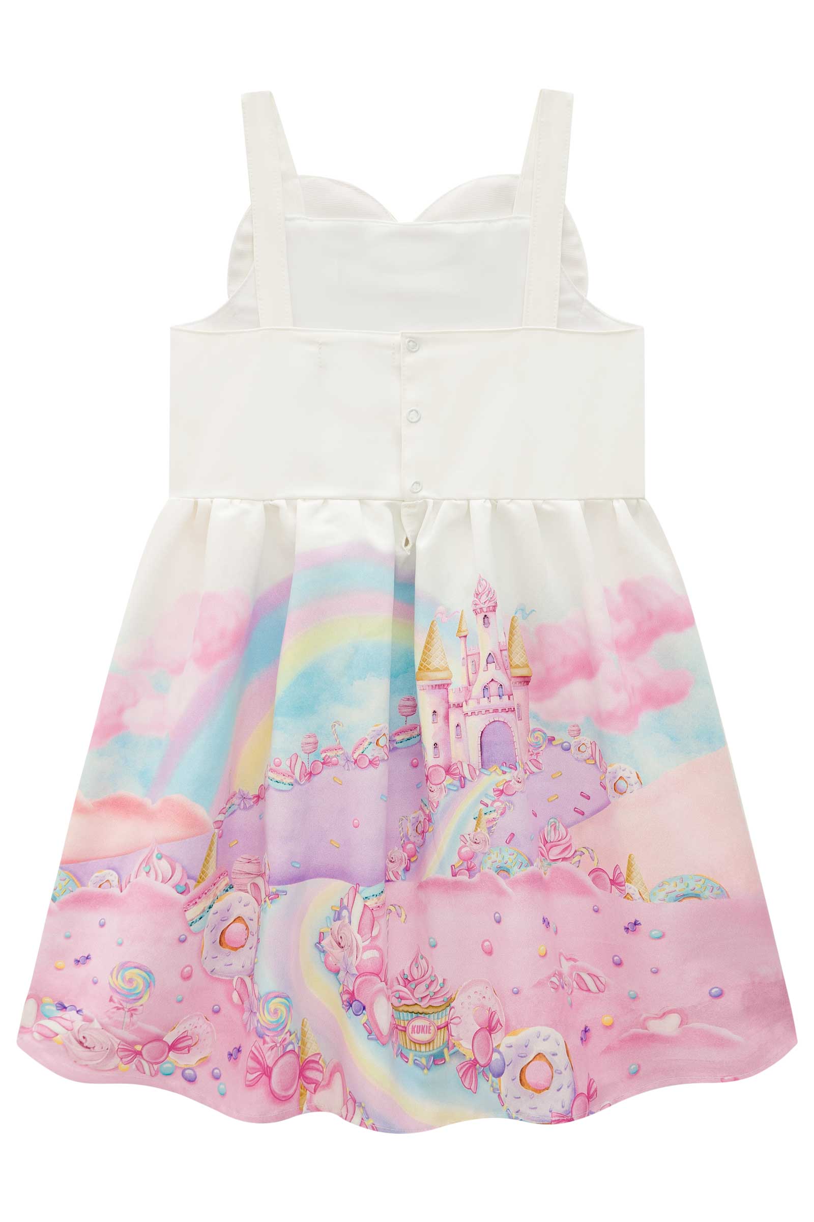 Vestido Infantil Kukie Verão Castelo Candy