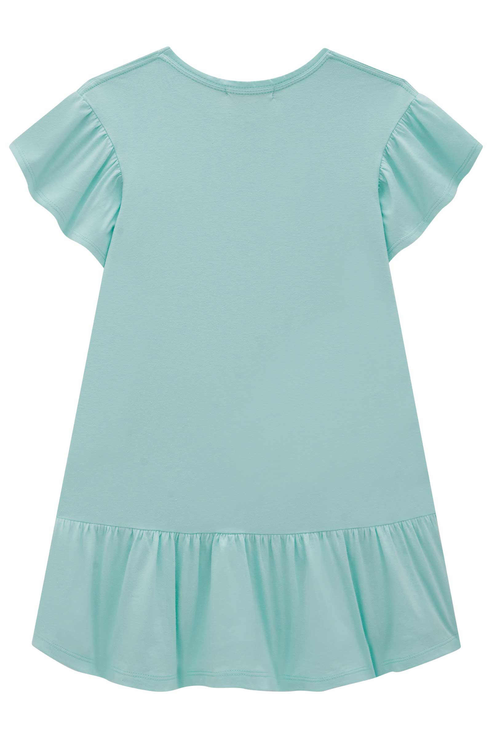 Vestido Infantil Kukie Verão Verde com Colete Colorido