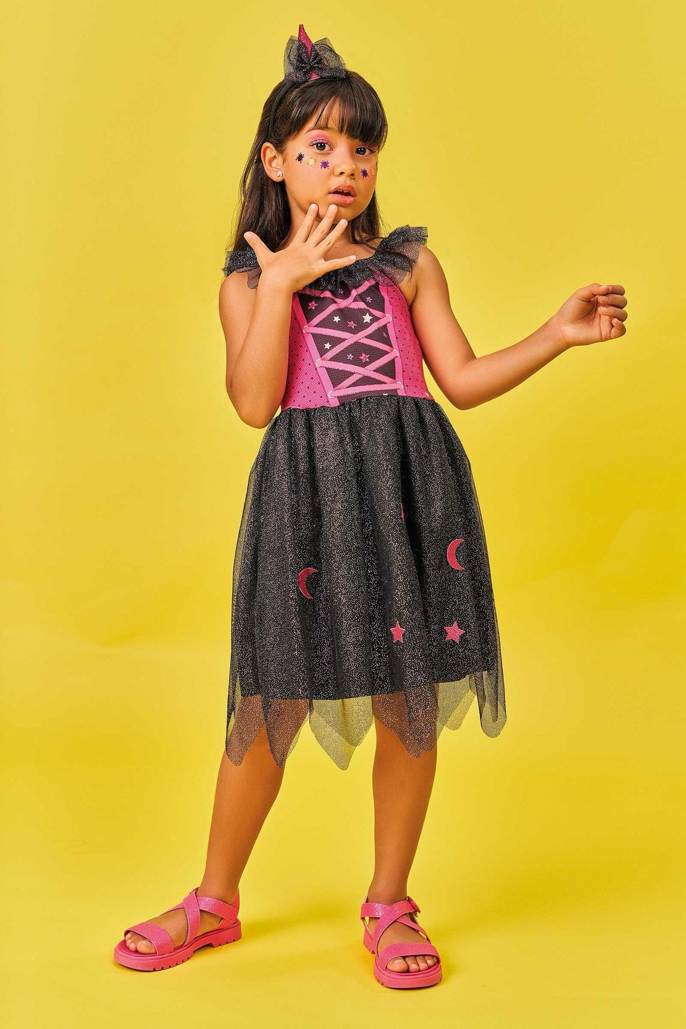 Fantasia Infantil Kukie Bruxinha