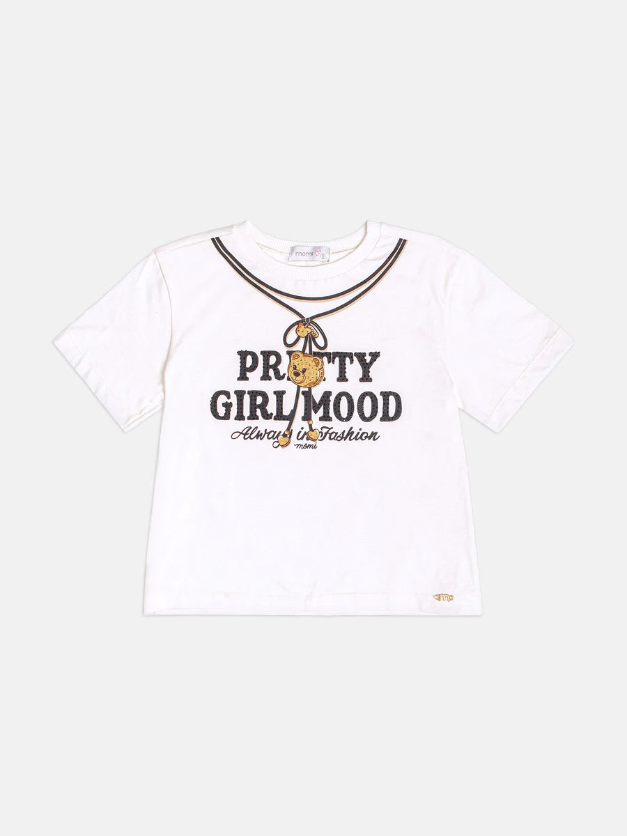 Blusa Infantil Momi Inverno Manga Curta Girl Mood