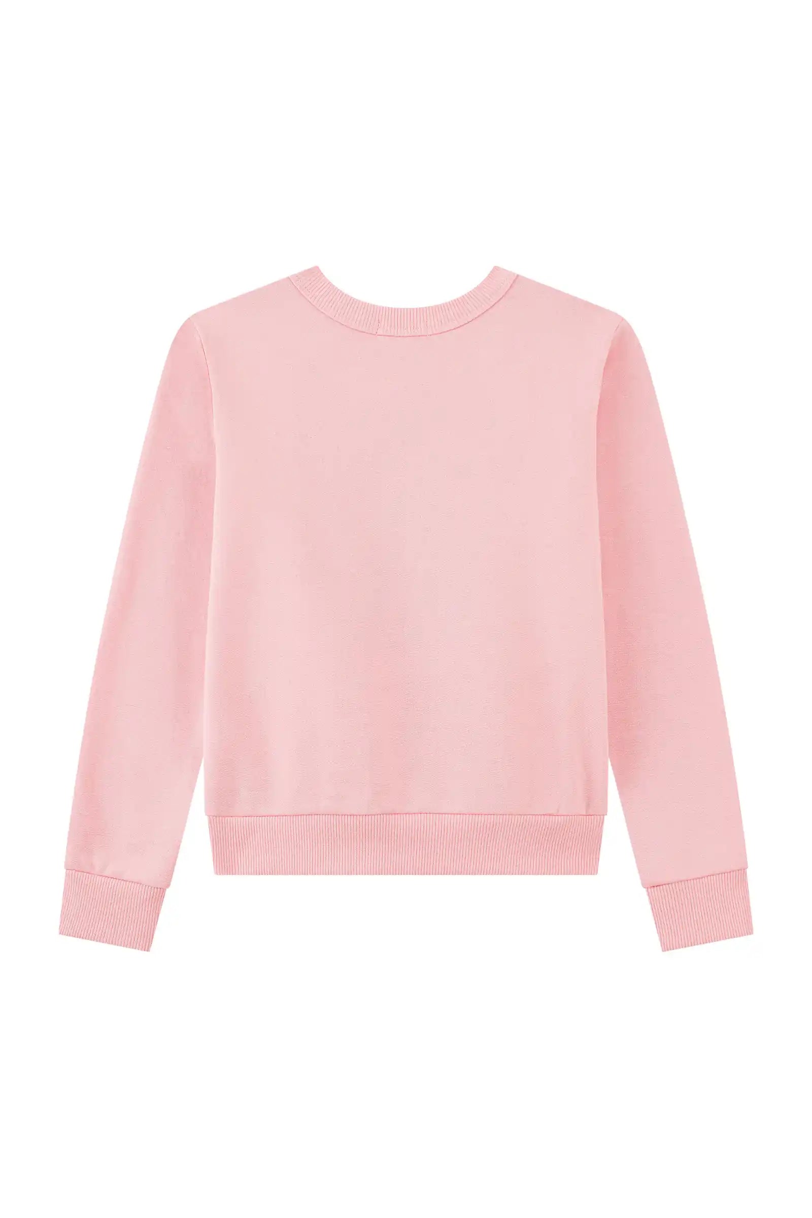 Casaco Infantil Kukiê Inverno Flanelado Rosa Ursinha