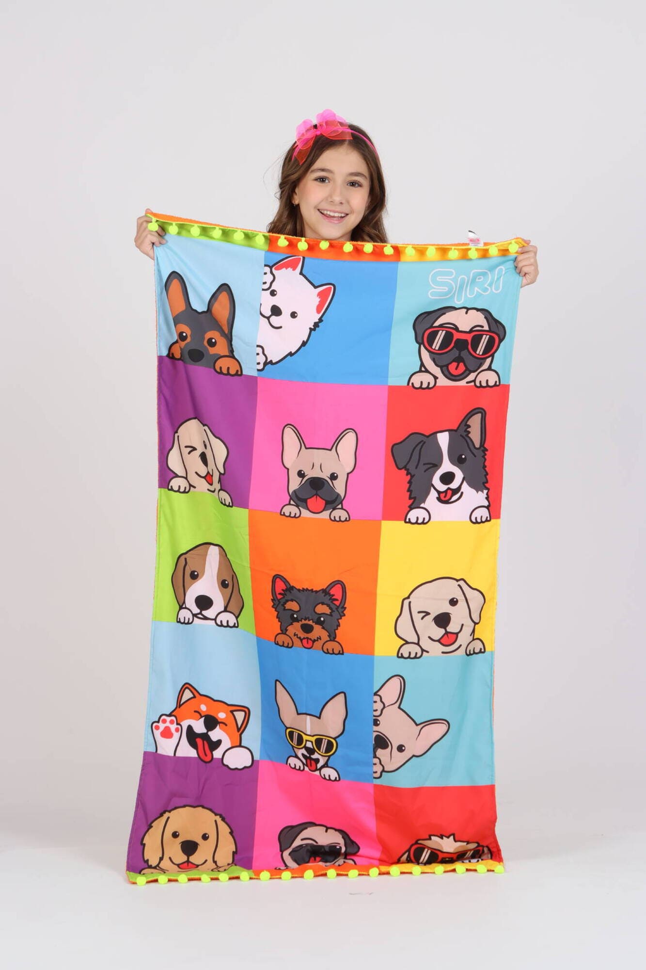 Toalha Infantil Siri Kids Cristal Funny Dog 40701