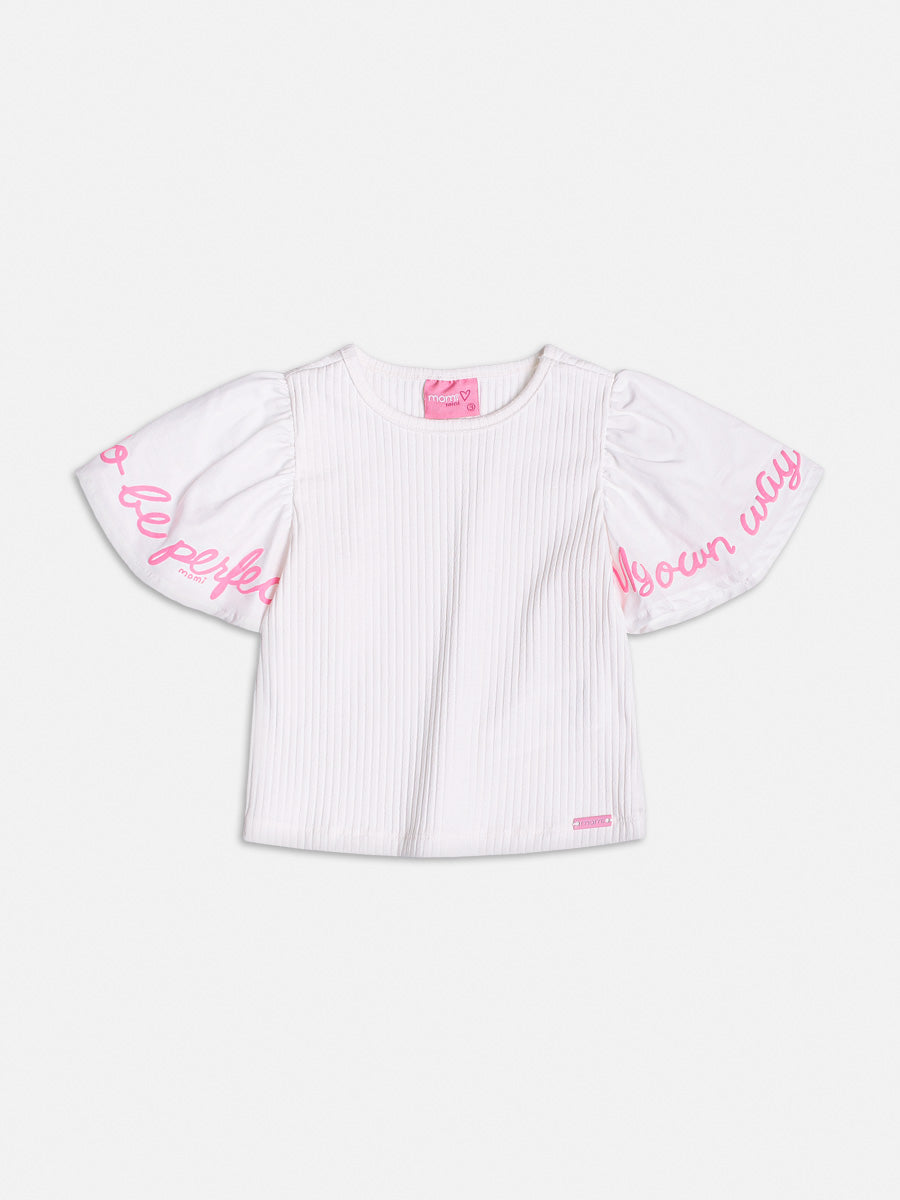 Jardineira Infantil Momi Verão Rosa Floral com Blusa Branca