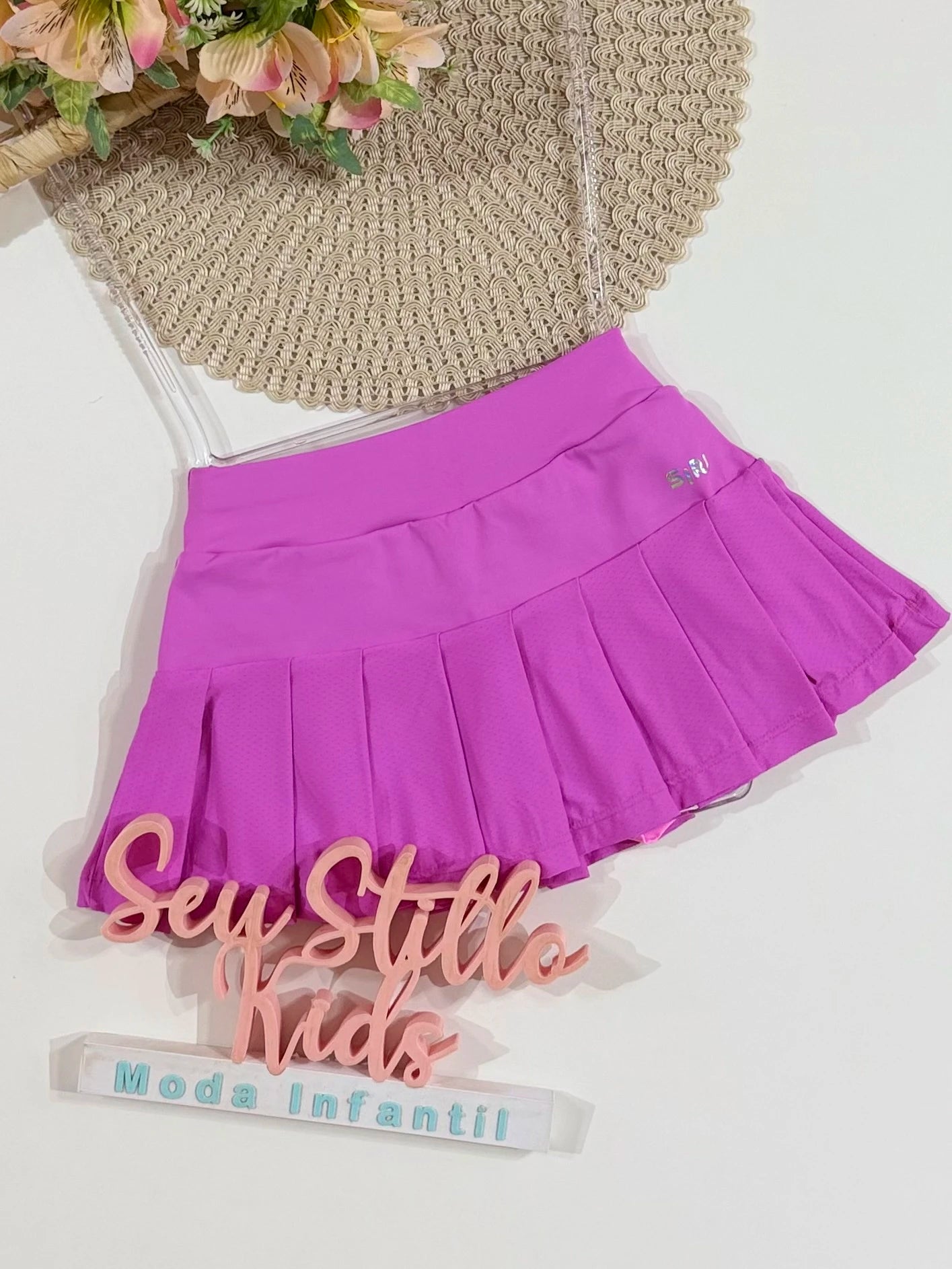 Saia Infantil Siri Kids Sport Lorena Rosa 42762