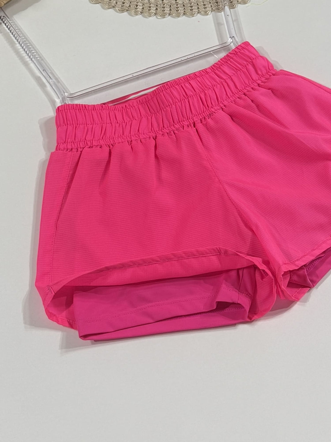 Shorts Infantil Siri Kids Sport Dani Rosa Neon 41788