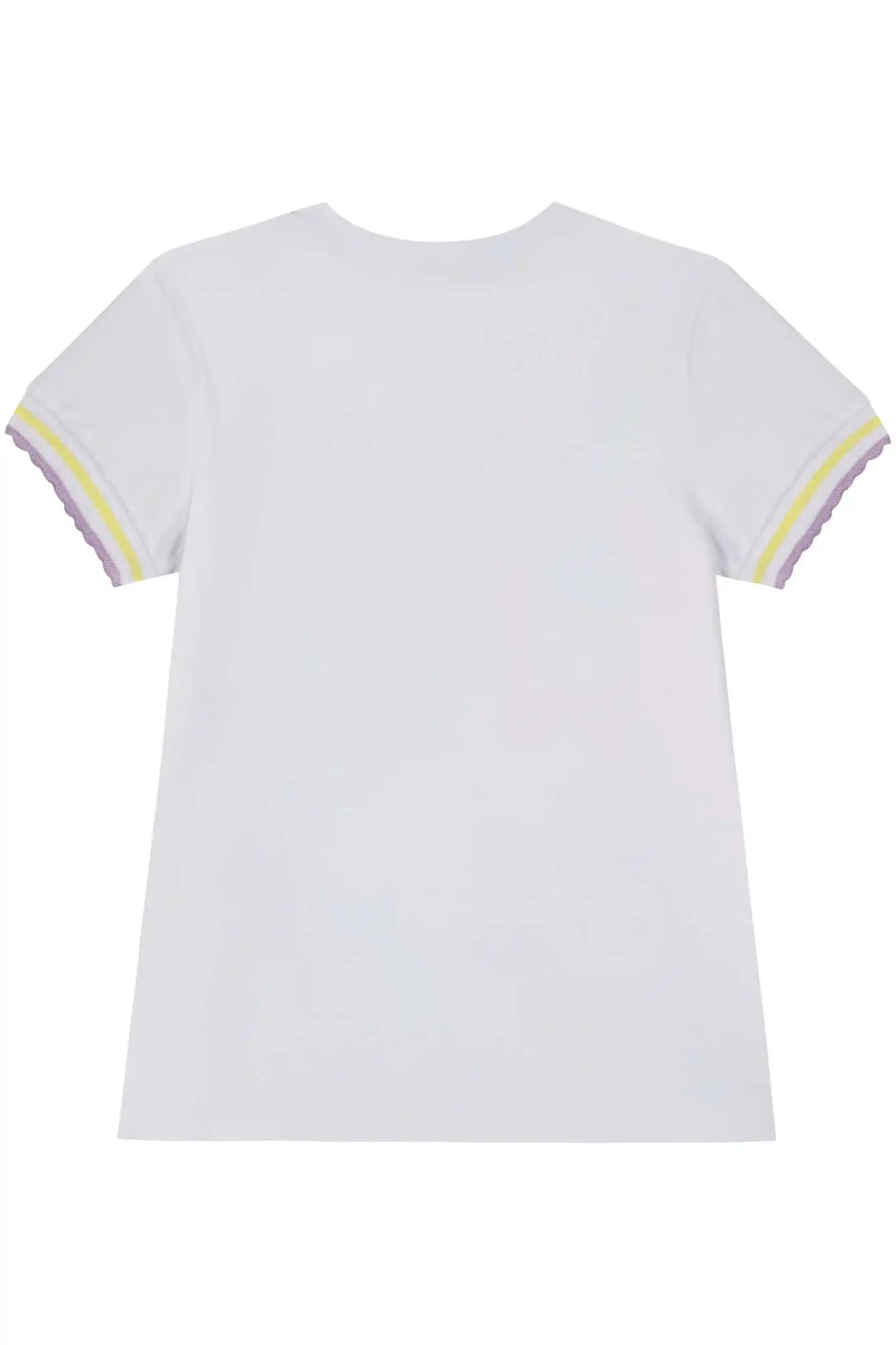 Blusa Infantil Kukiê Verão Branca Borboleta com Strass
