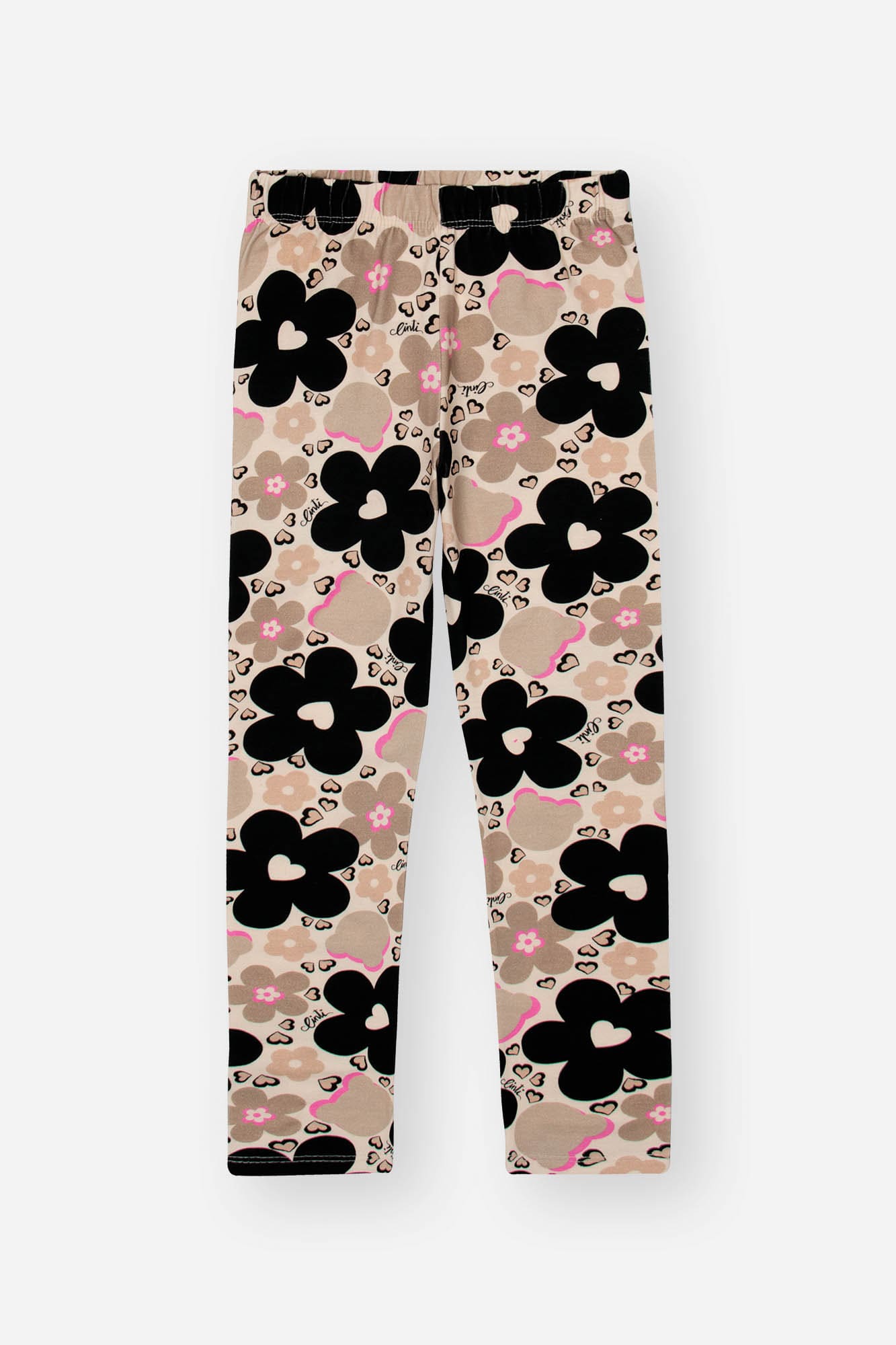 Conjunto Infantil Cinti Inverno Legging e Blusa Manga Longa Branca Floral