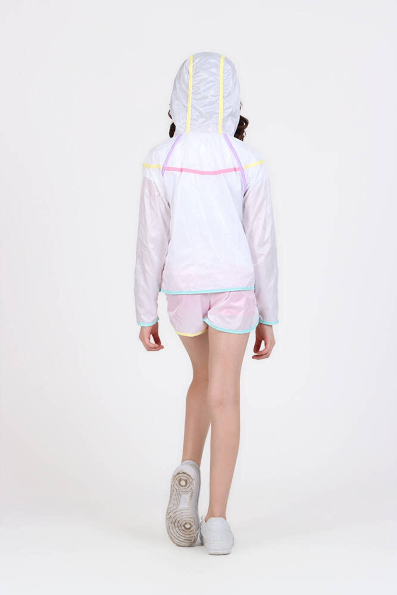 Jaqueta Infantil Siri Kids Sport Corta Vento Luíza Branca 41721