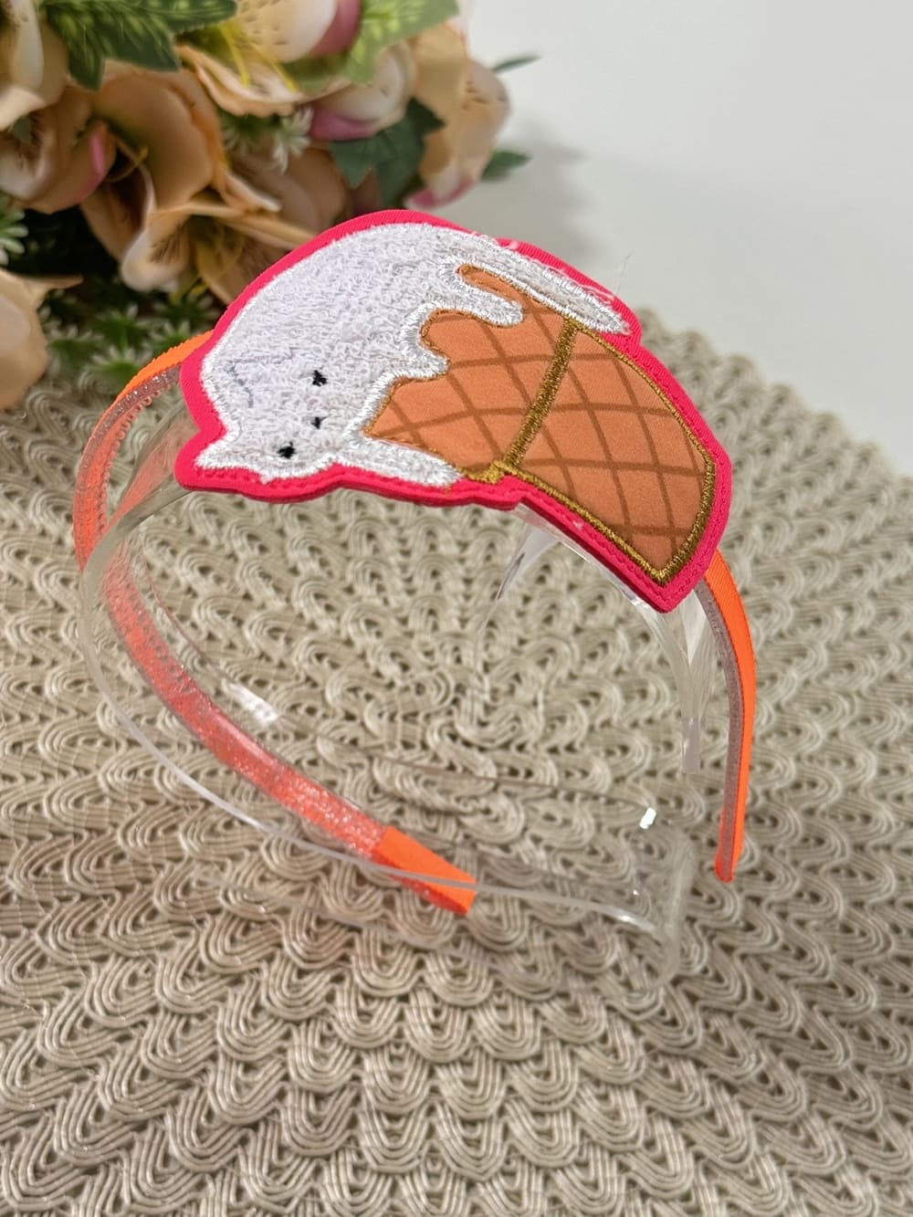 Tiara Infantil Siri Kids Julia Aplique Ice Cat