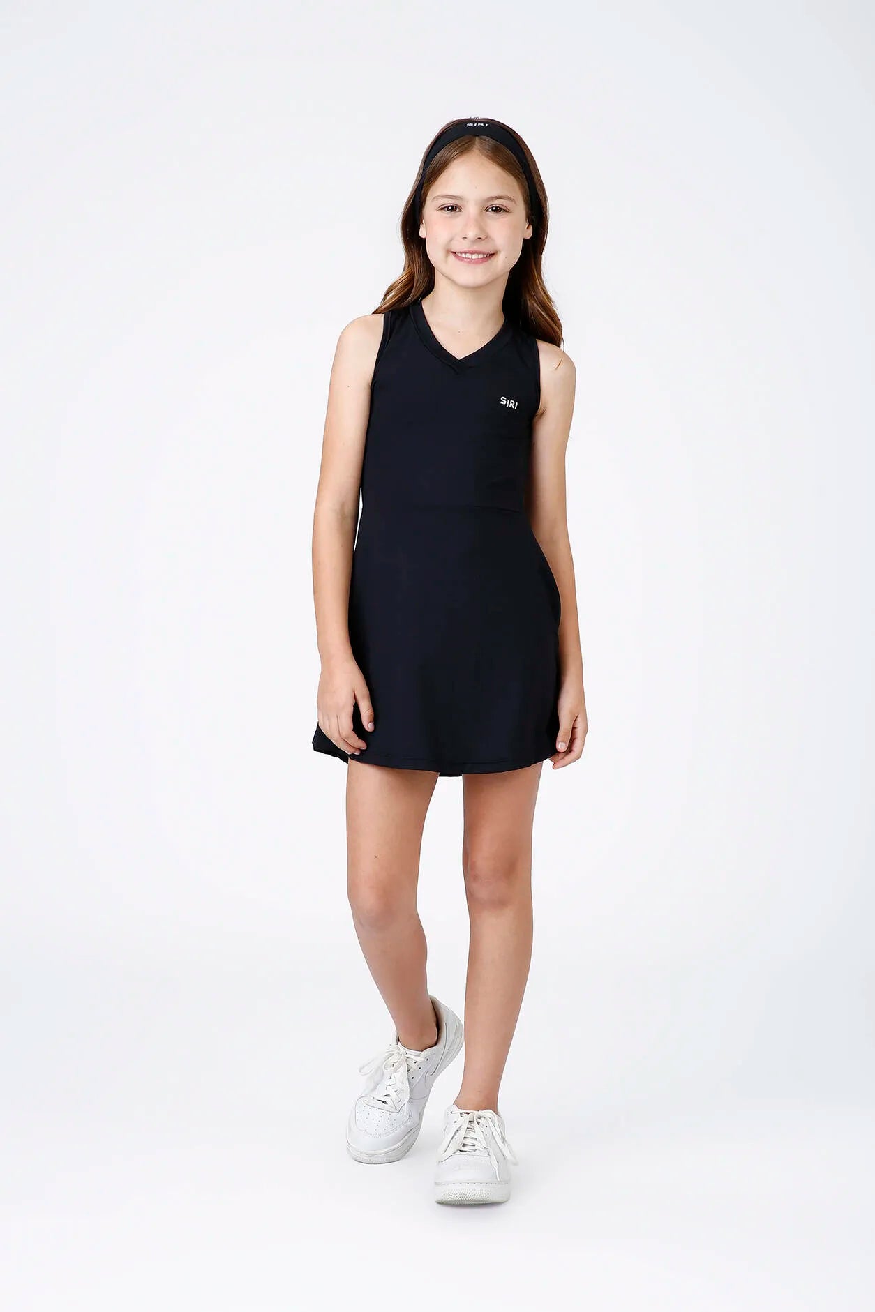 Vestido Infantil Siri Kids Sport Beatriz Básico Preto 44792
