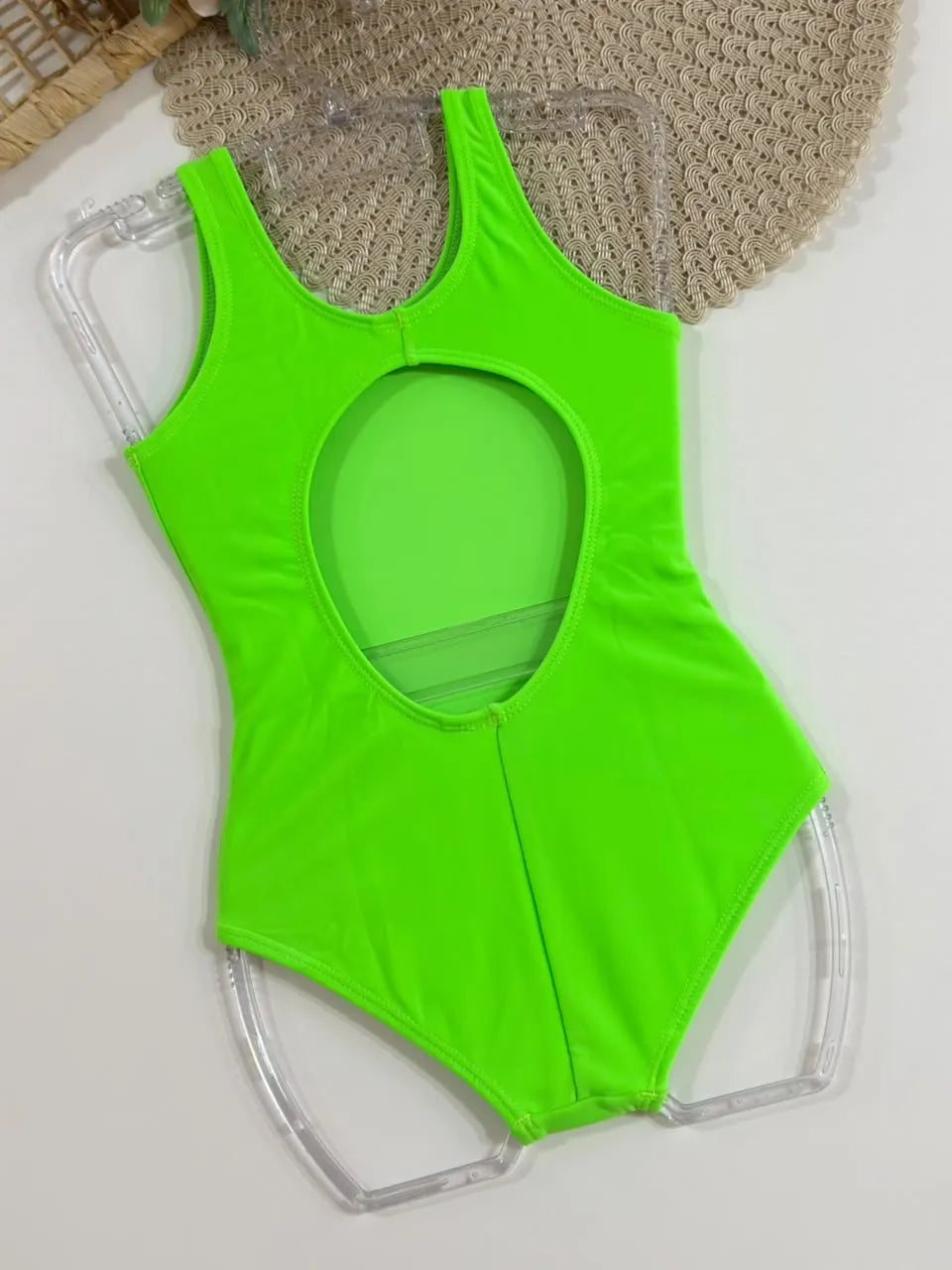 Maiô Infantil Siri Kids Carolina Verde Neon 43292