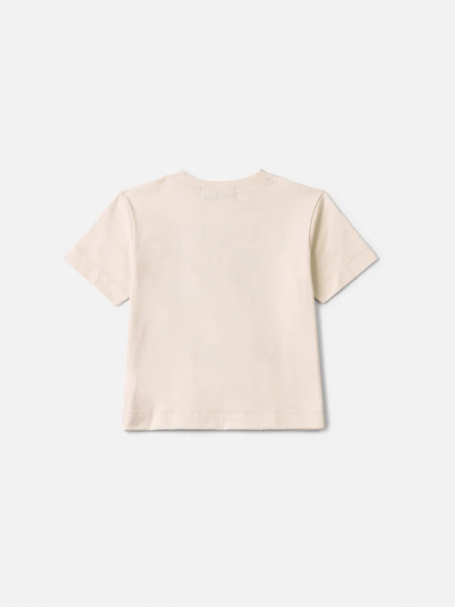 Blusa Infantil Menina Animê Bege Minnie Strass Disney