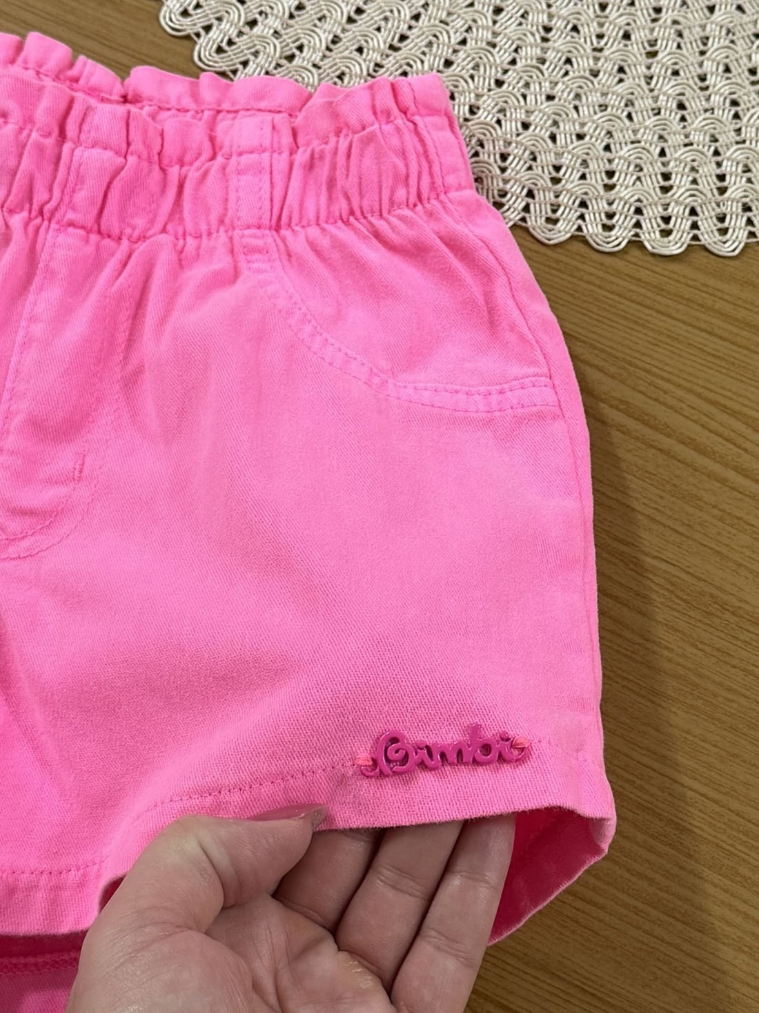 Shorts Infantil Bimbi Verão Rosa