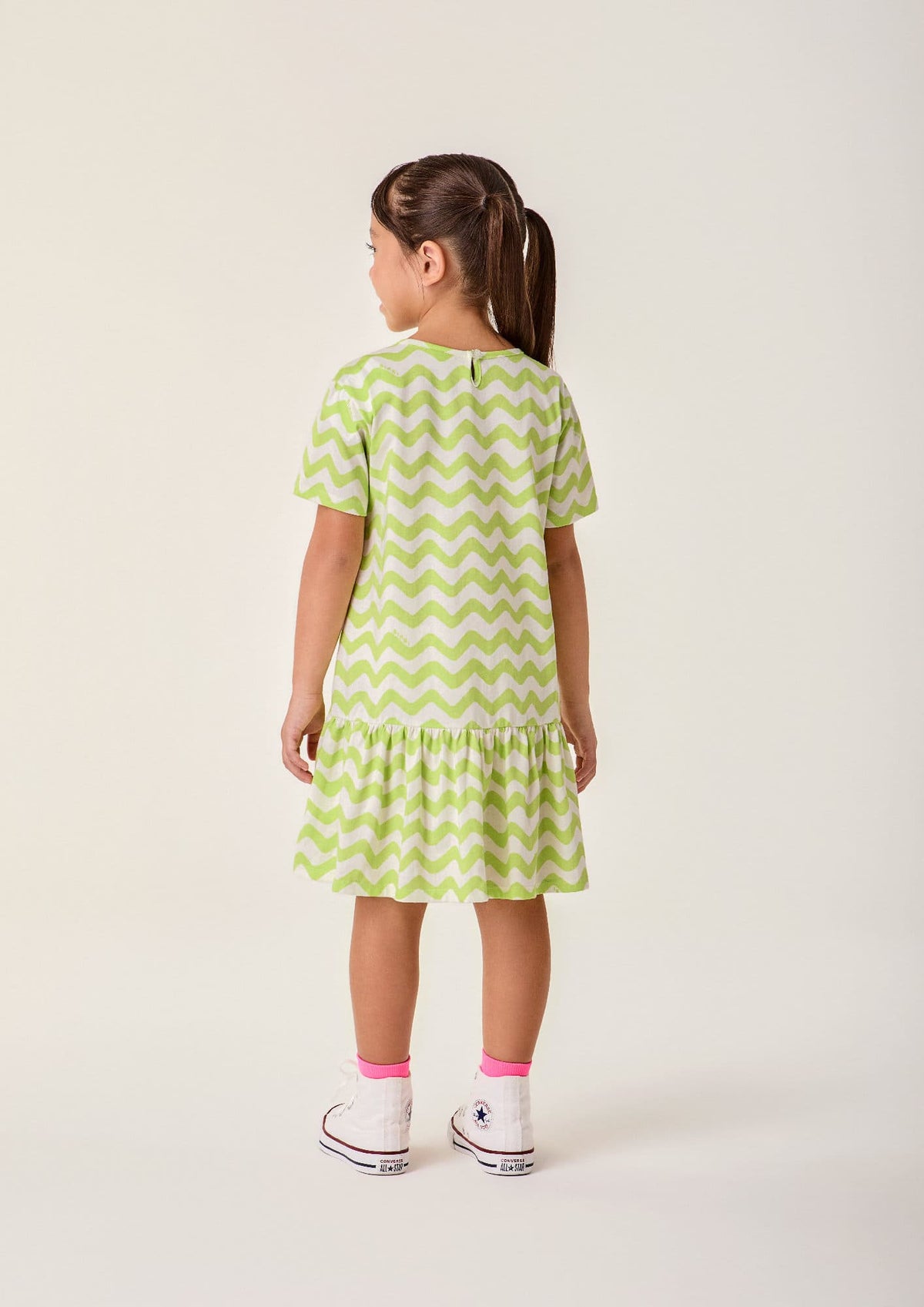 Vestido Infantil Bimbi Verde Frutinha