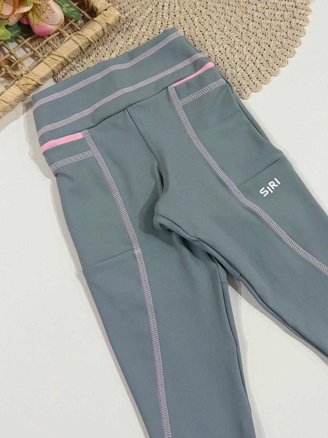 Calça Legging Infantil Siri Kids  Amanda Nagoya Cinza 42651
