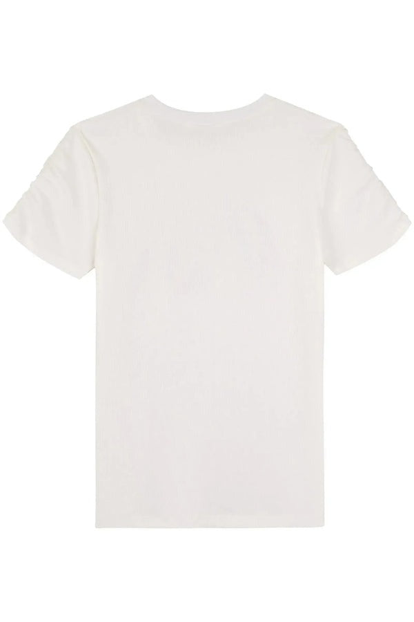 Blusa Infantil Kukiê Verão Branca Smile Arco-íris