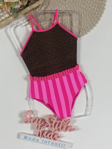 Maiô Infantil Siri Kids Malu Brigadeiro 40167