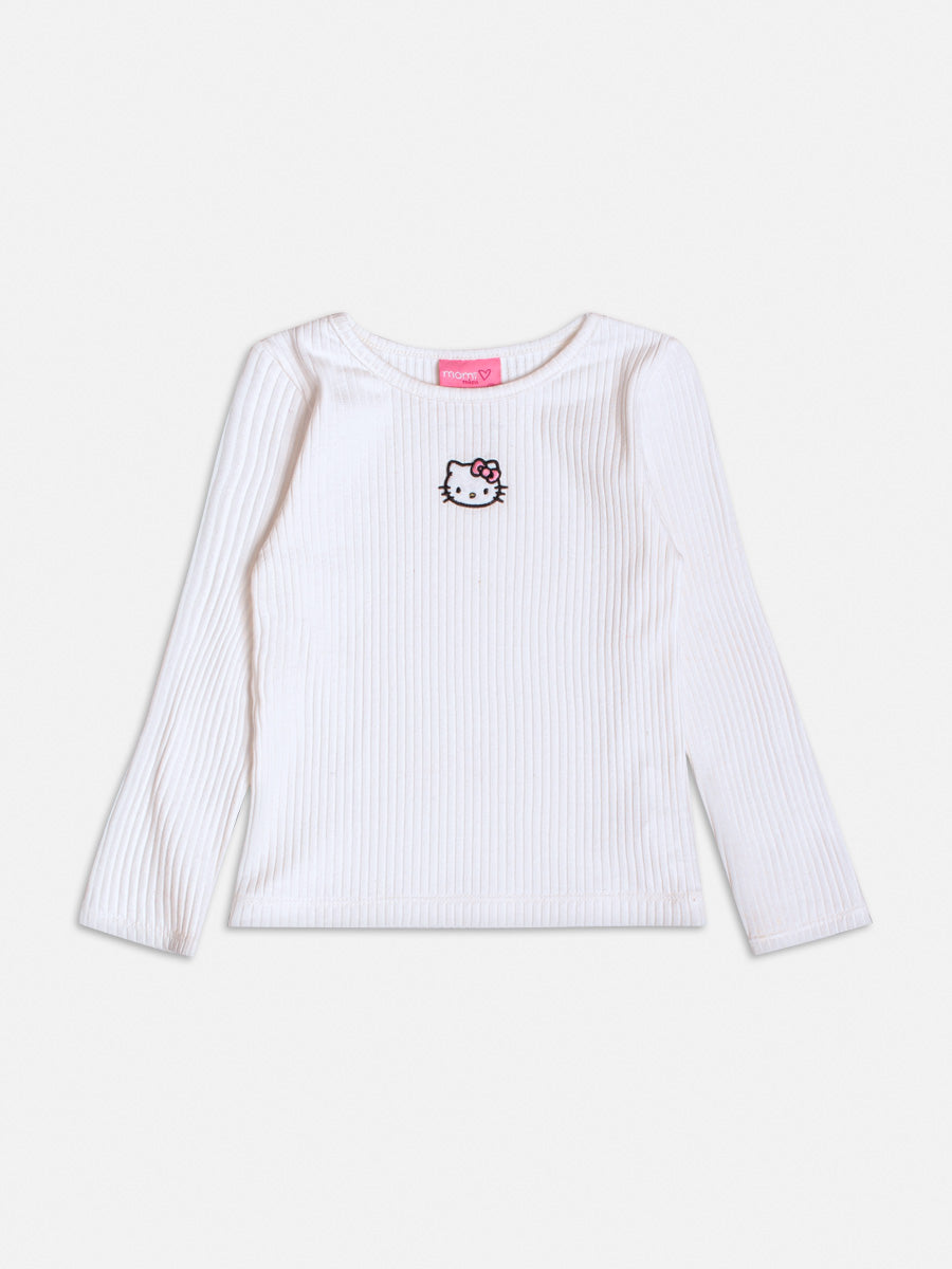 Blusa Infantil Momi Inverno Manga Longa Hello Kitty