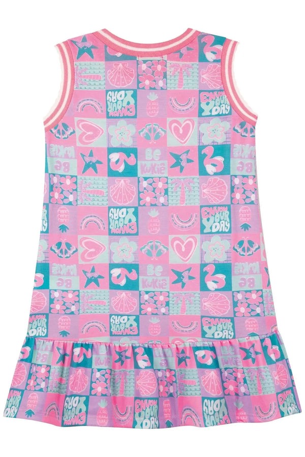 Vestido Infantil Kukiê Verão Estampado