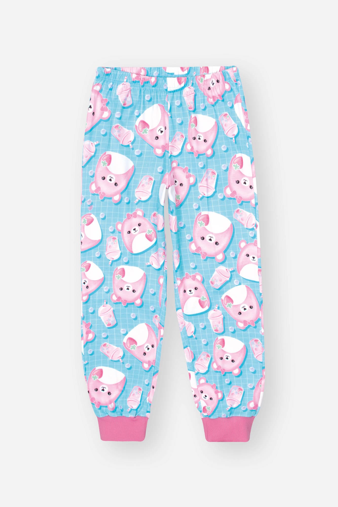Pijama Infantil Cinti Inverno Calça e Blusa Azul Sweet