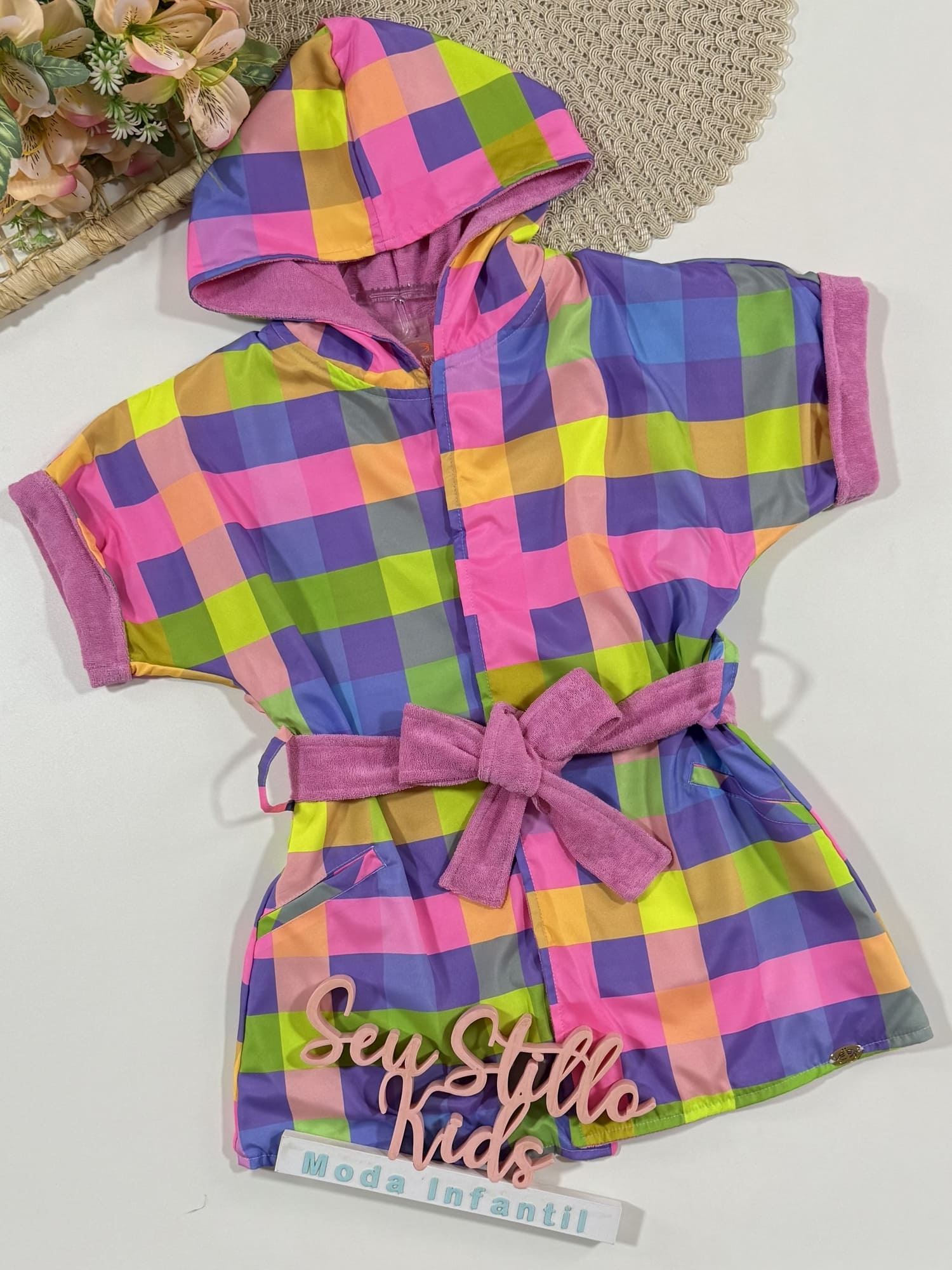 Roupão Infantil Siri Kids Isabela Sweet Color 40059