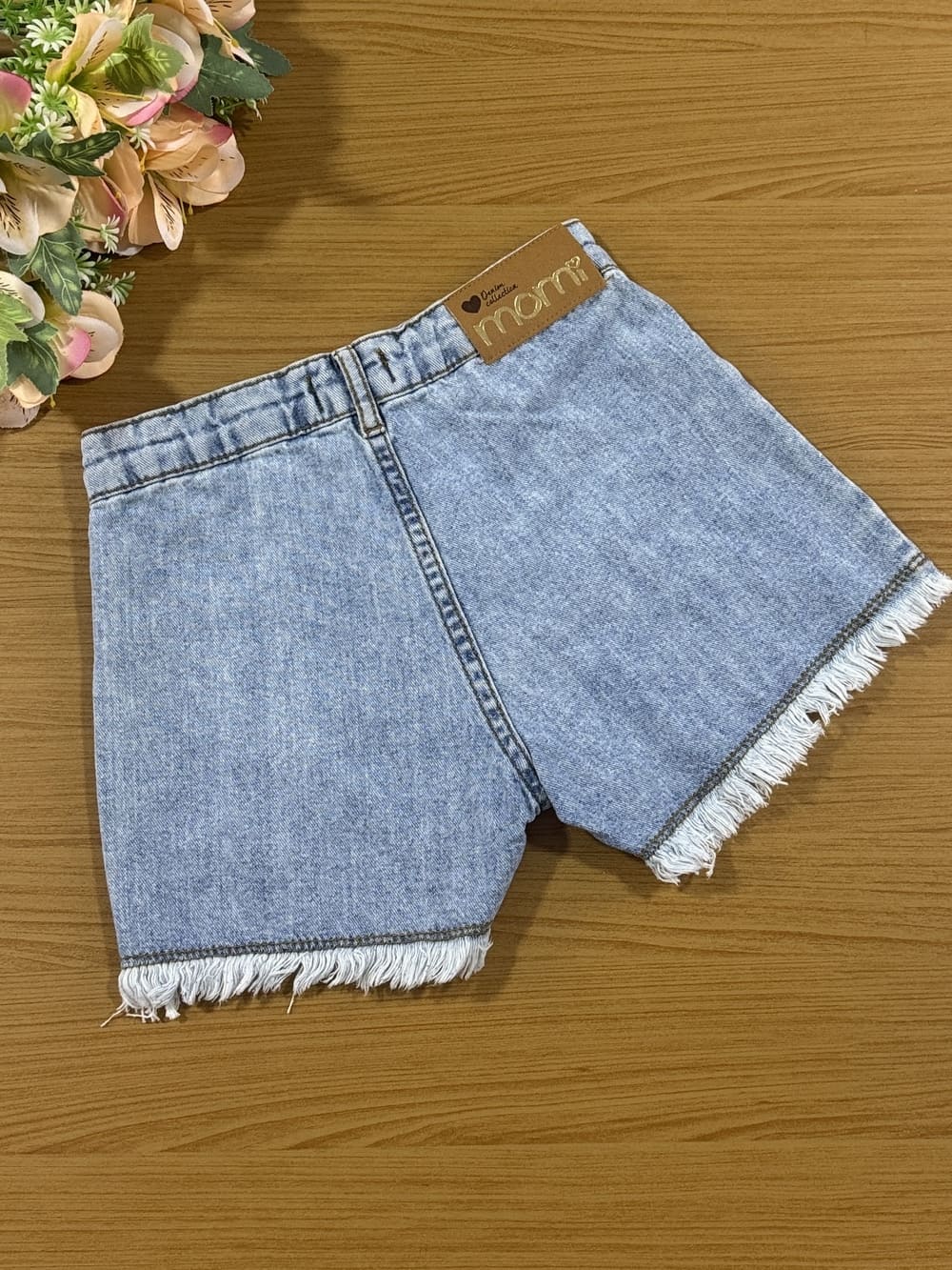 Shorts Infantil Momi Verão Jeans