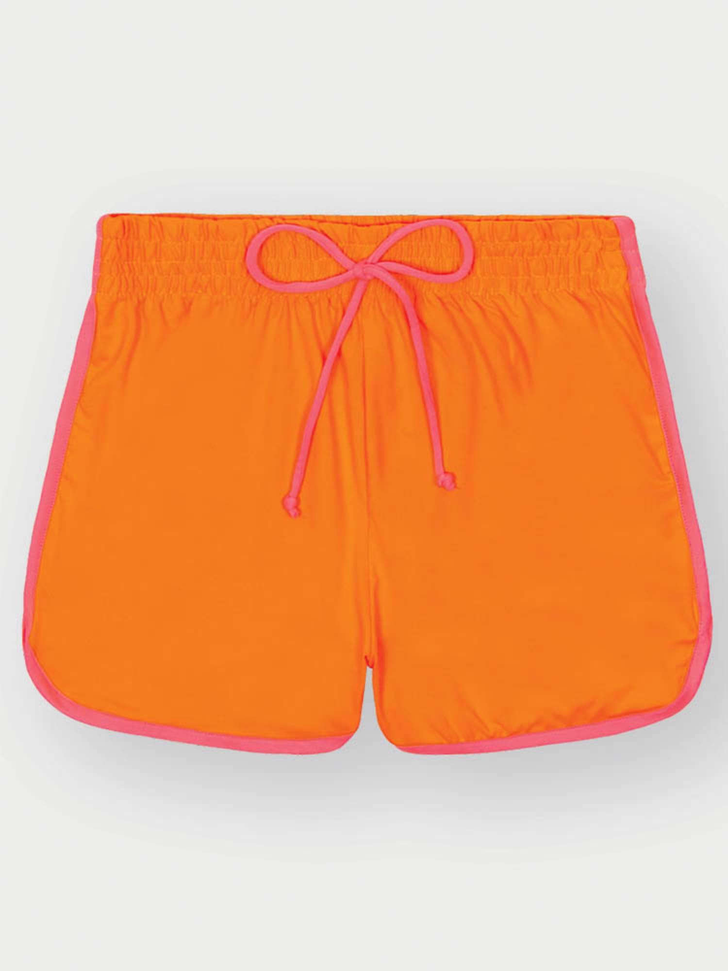 Shorts Infantil Cinti Verão Laranja Neon