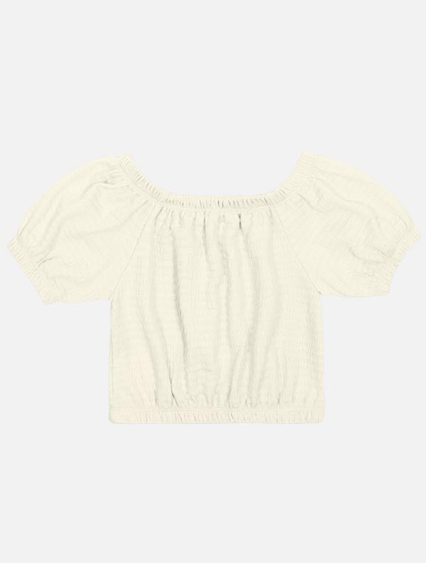 Conjunto Infantil Cinti Verão Shorts Saia Ursinha Blusa Branca