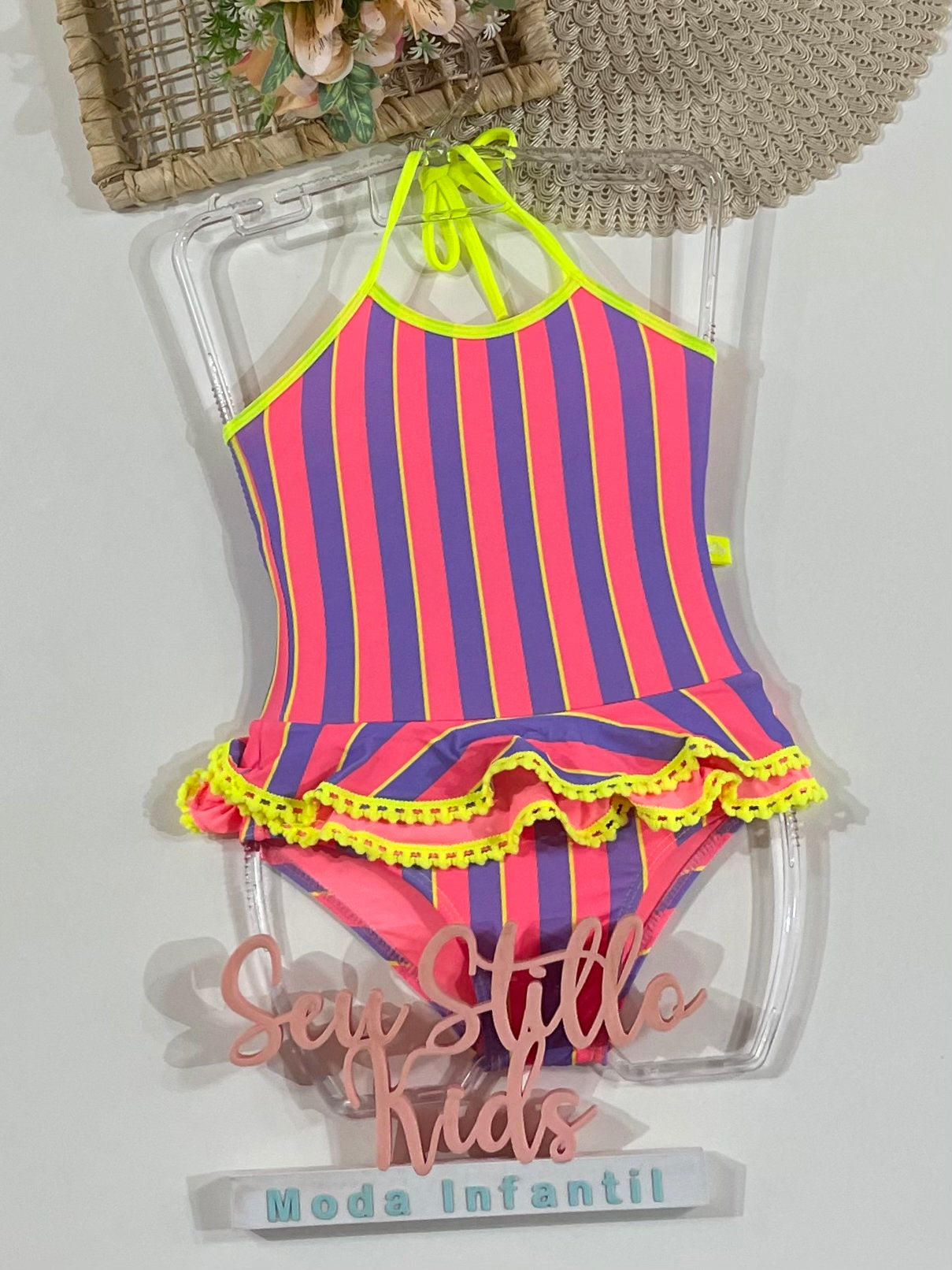 Maiô Infantil Siri Kids Colorido Tereza Pop 43163
